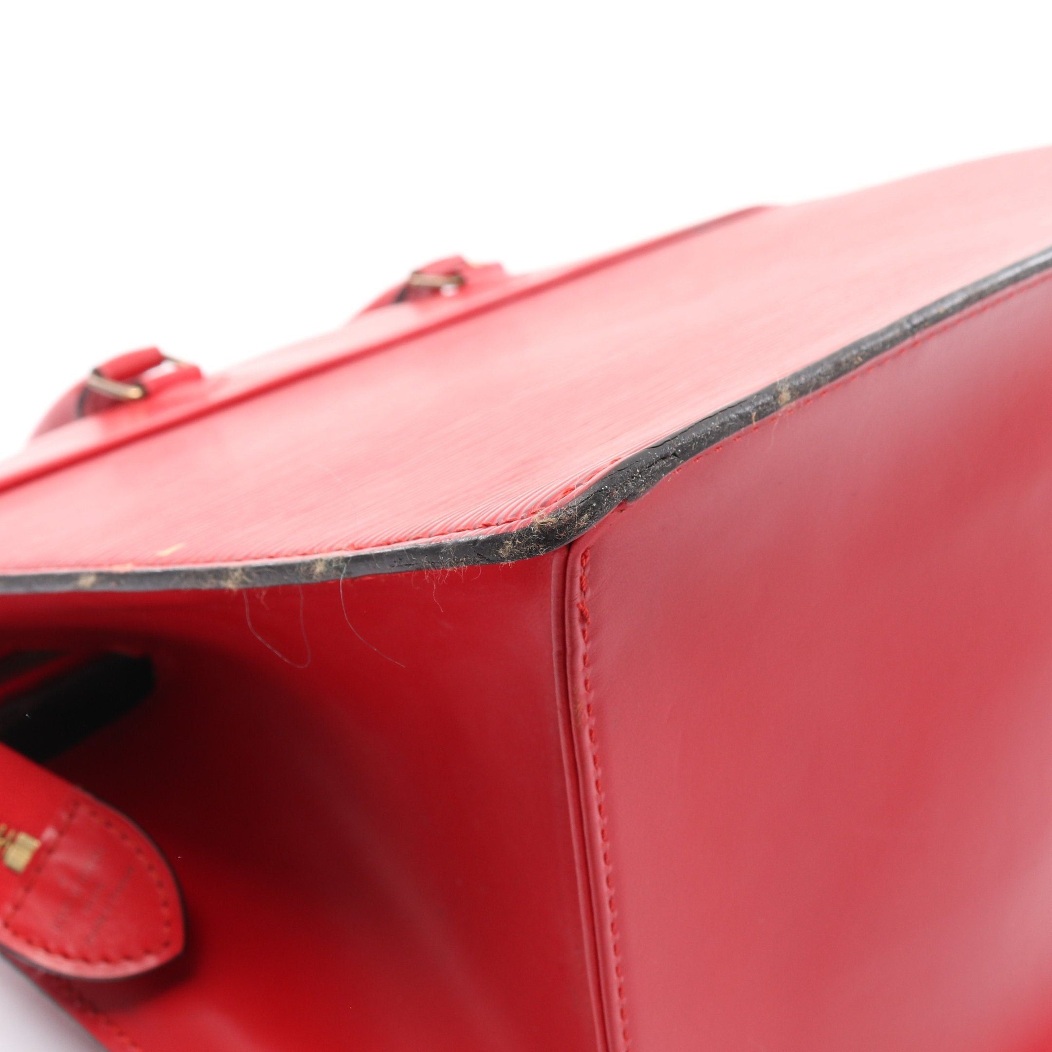 Louis Vuitton Louis Vuitton Riviera Epi Castilian Red Handbag Leather Size ONE SIZE - 5 Thumbnail