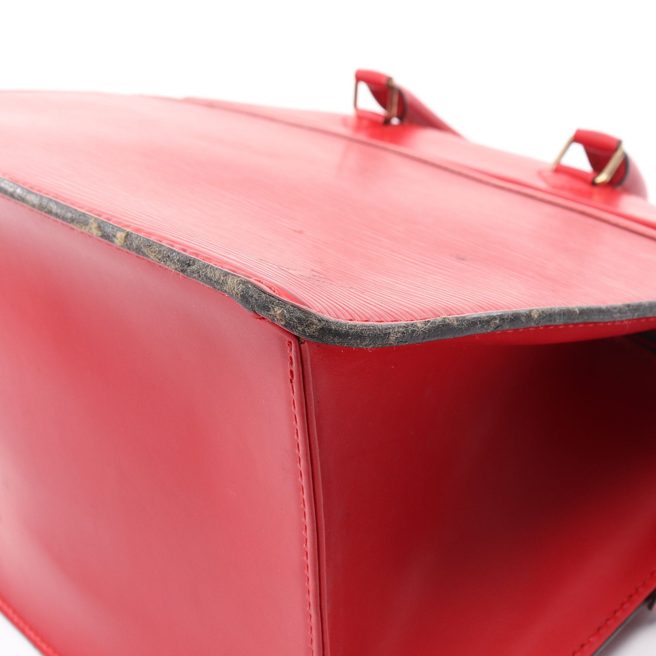 Louis Vuitton Louis Vuitton Riviera Epi Castilian Red Handbag Leather Size ONE SIZE - 6 Thumbnail