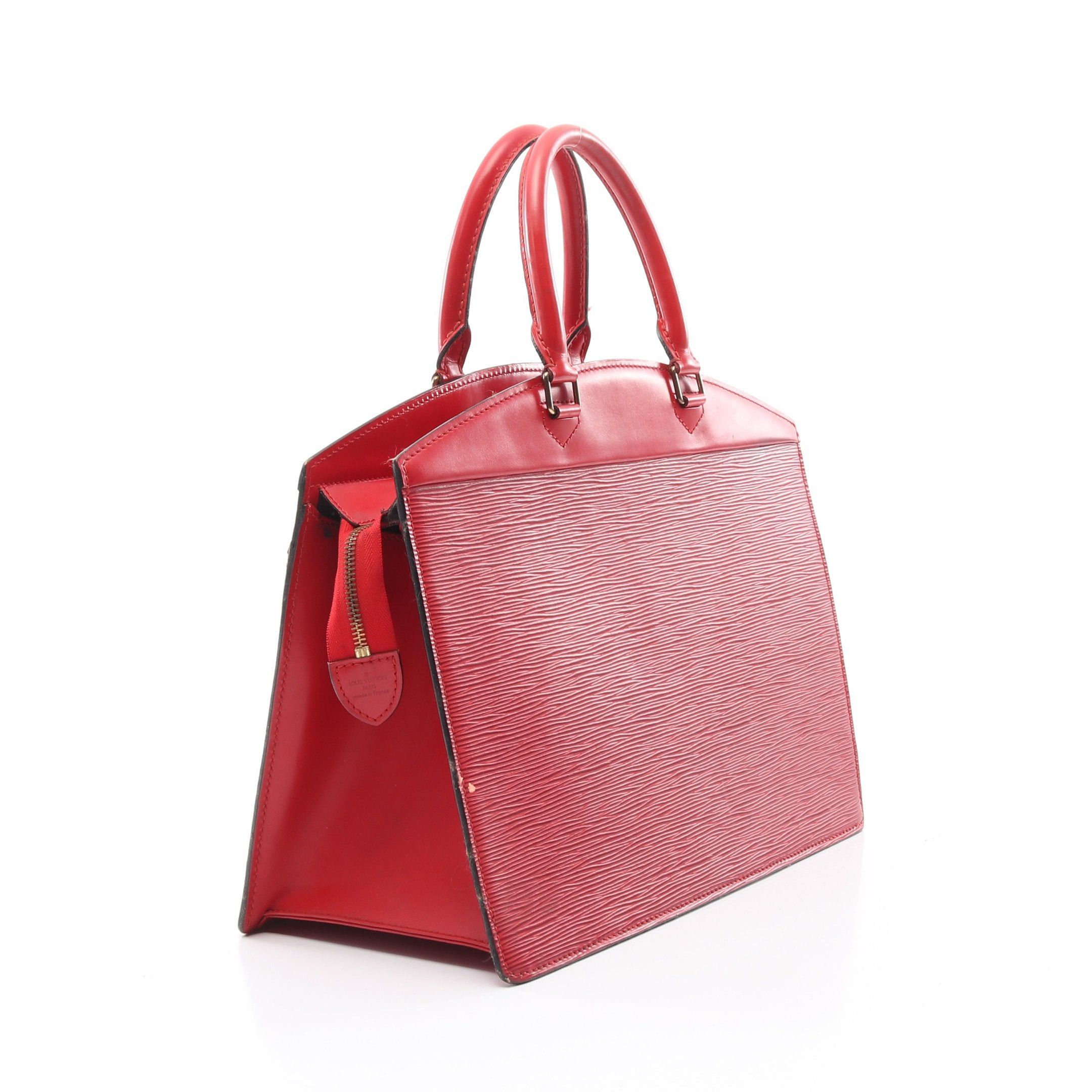 Louis Vuitton Louis Vuitton Riviera Epi Castilian Red Handbag Leather Size ONE SIZE - 2 Thumbnail