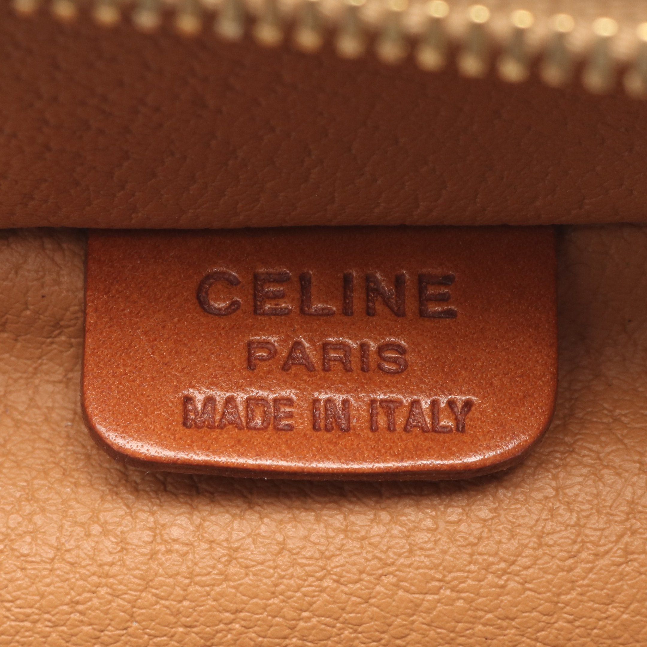 Celine Celine Macadam Vanity Bag Handbag Leather Dark Brown Size ONE SIZE - 4 Thumbnail