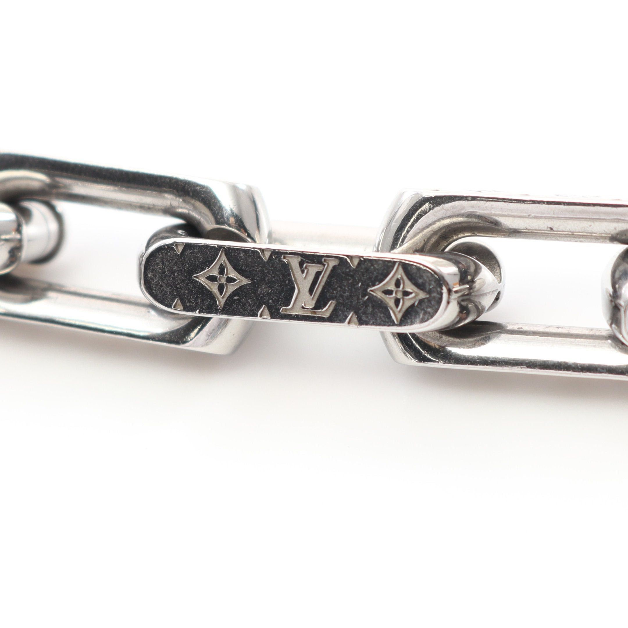 Louis Vuitton Louis Vuitton Collier Chain Monogram Necklace Silver Size ONE SIZE - 3 Thumbnail