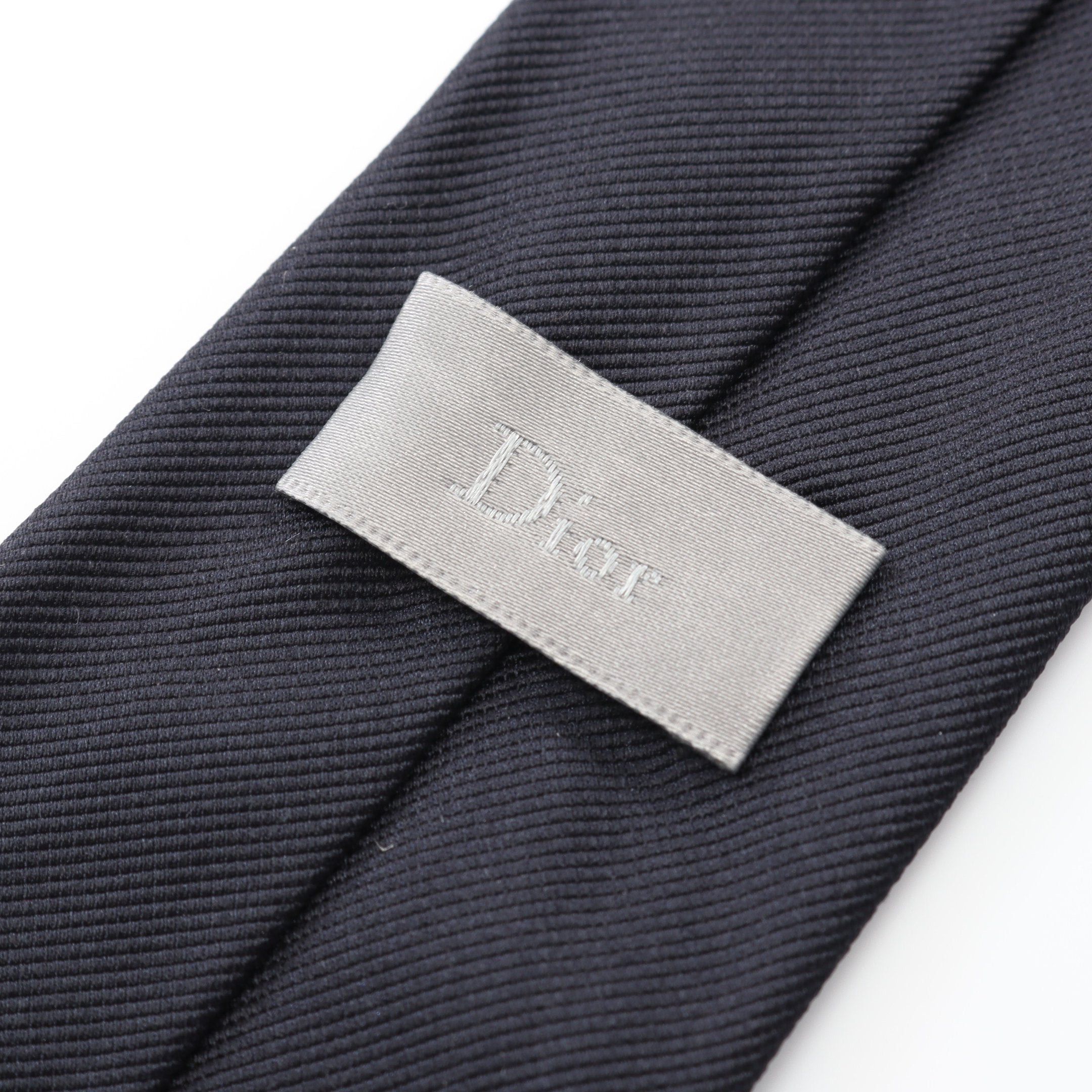 Dior Dior Tie Silk Navy Size ONE SIZE - 4 Thumbnail