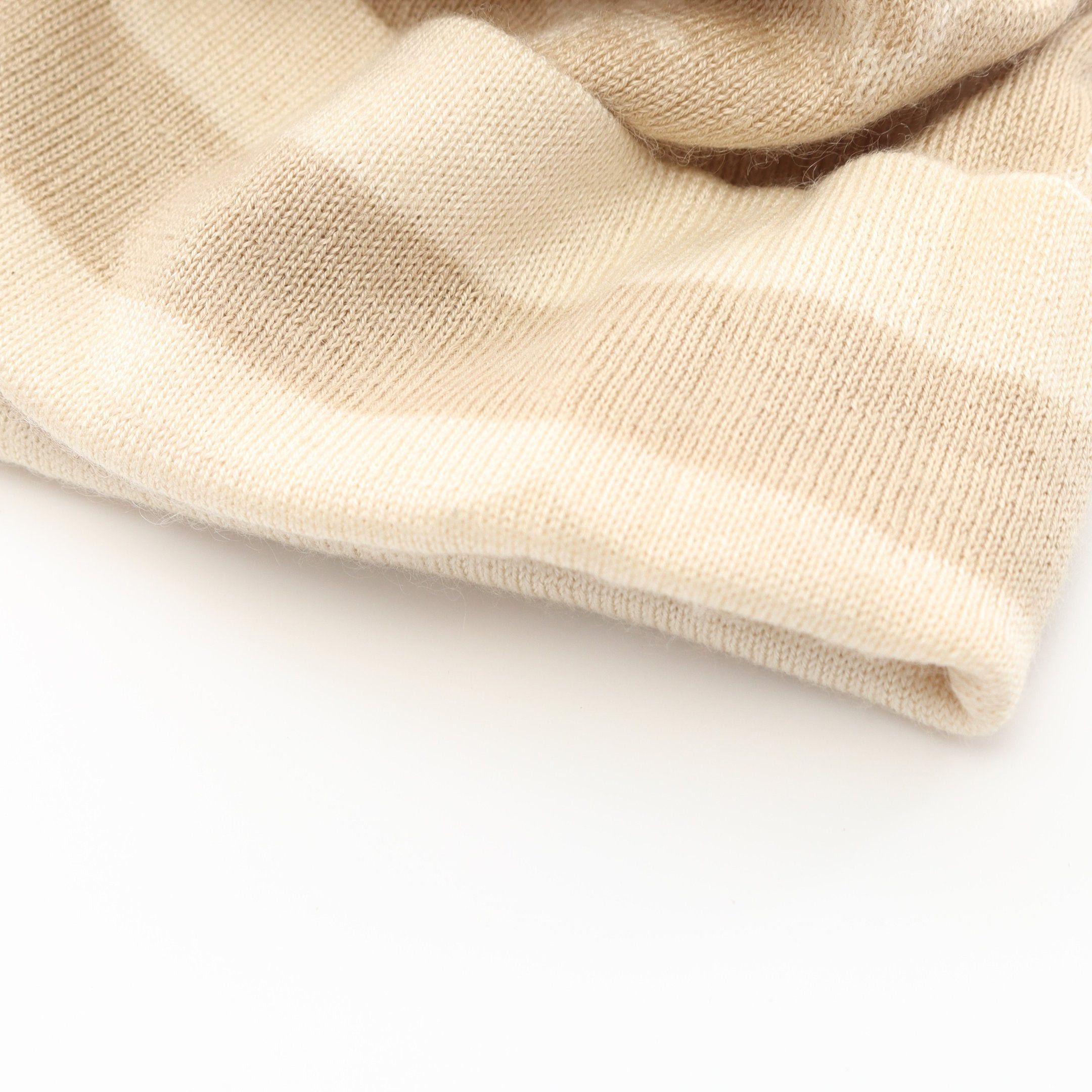 Louis Vuitton Louis Vuitton Monogram Beanie Cashmere Silk Beige Size ONE SIZE - 7 Thumbnail