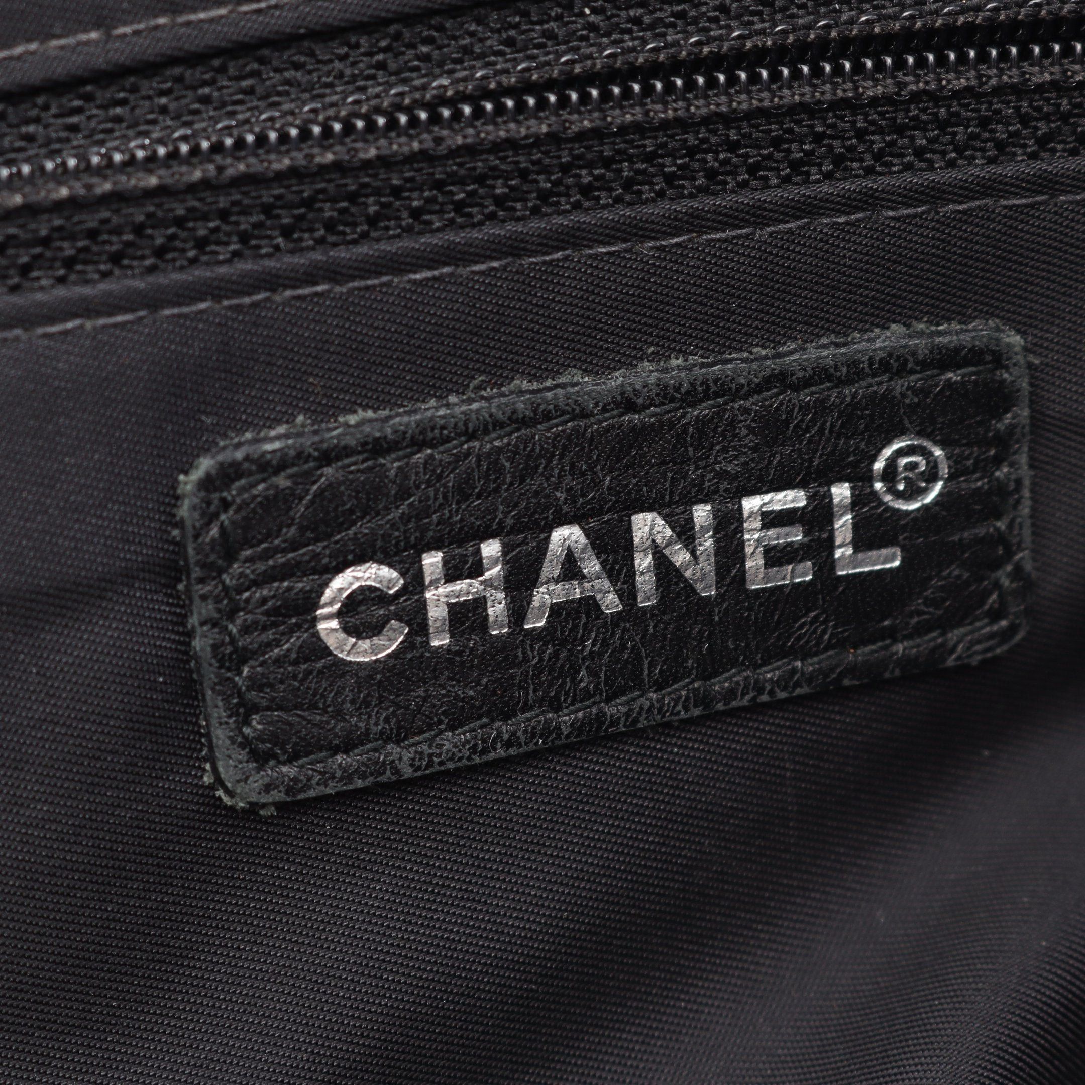 Chanel Chanel New Travel Line Mm Handbag Tote Bag Nylon Canvas Leather Black Hardware Size ONE SIZE - 4 Thumbnail