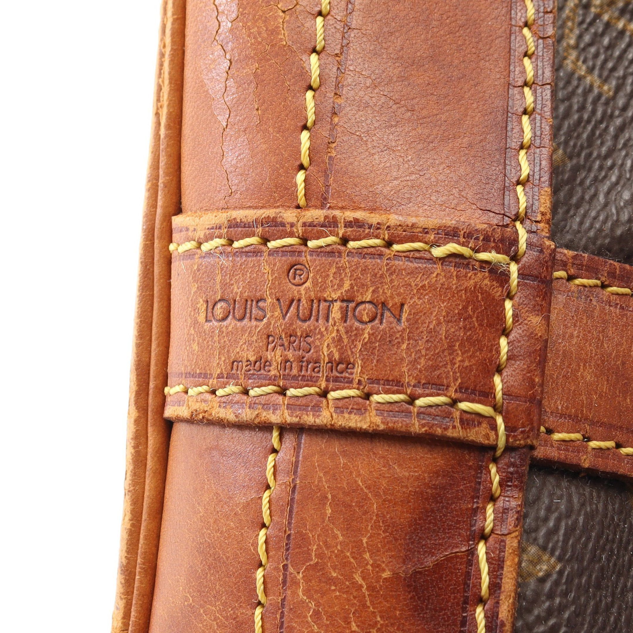 Louis Vuitton Louis Vuitton Noe Monogram Shoulder Bag Leather Brown Size ONE SIZE - 4 Thumbnail