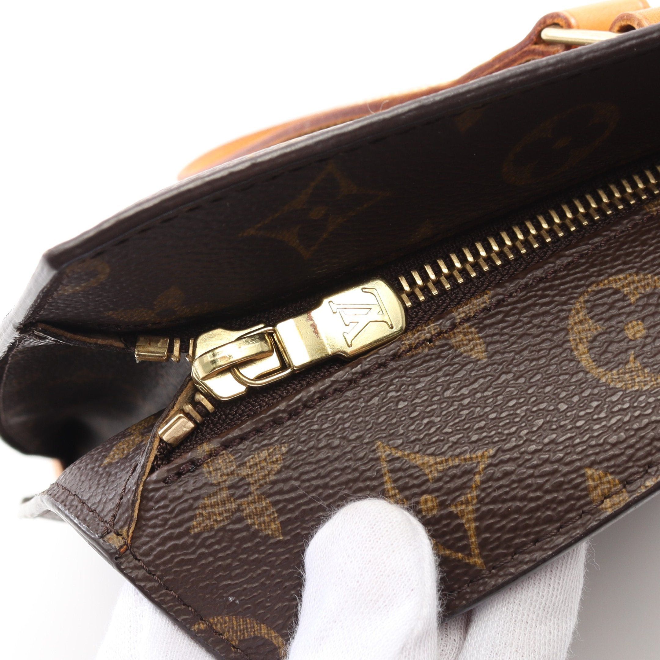 Louis Vuitton Louis Vuitton Babylon Monogram Shoulder Bag Leather Brown Size ONE SIZE - 9 Thumbnail