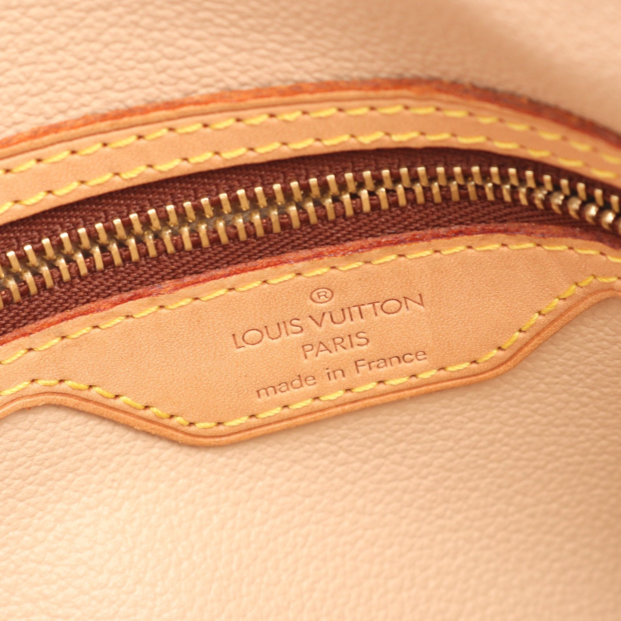Louis Vuitton Louis Vuitton Bucket Pm Monogram Handbag Leather Brown Size ONE SIZE - 4 Thumbnail