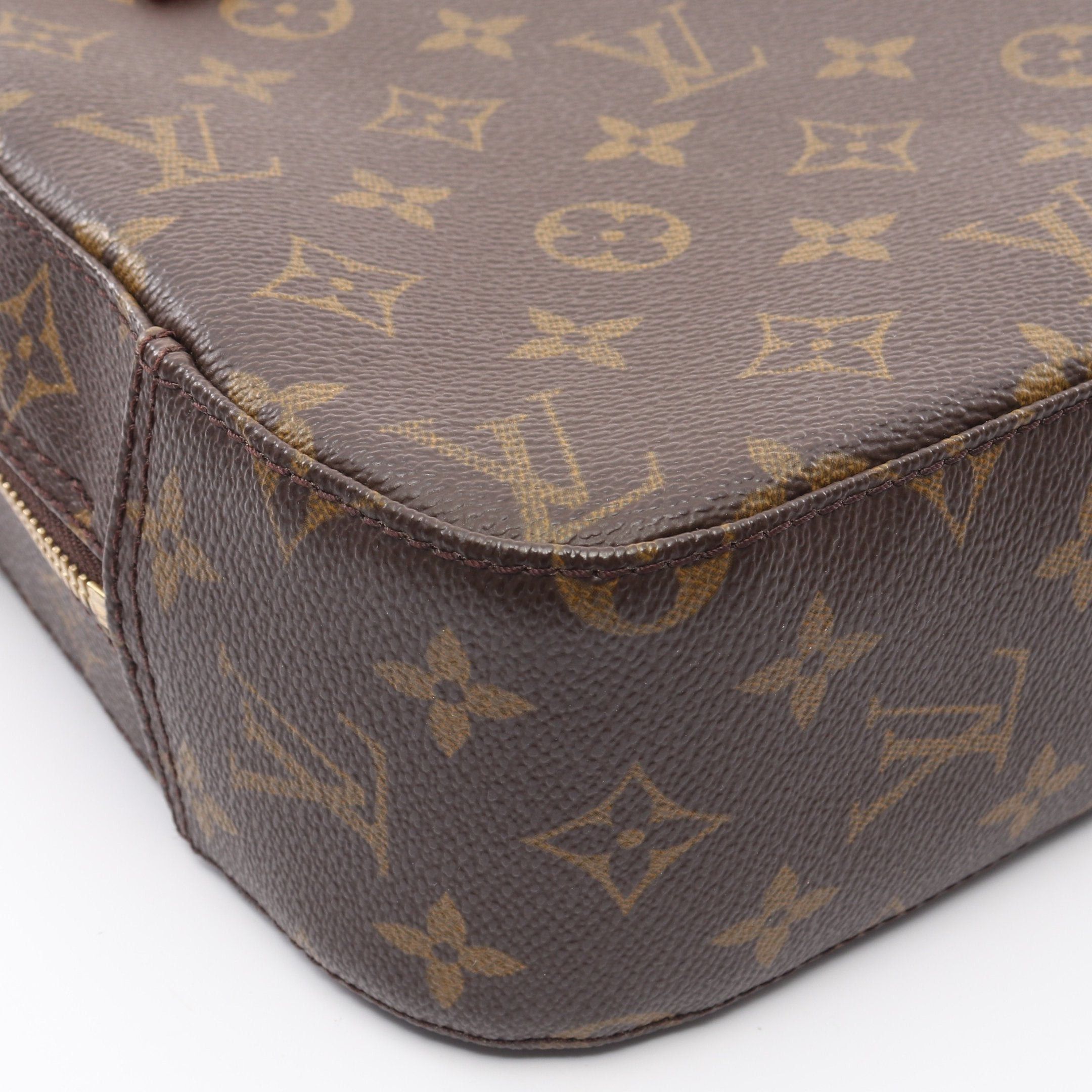 Louis Vuitton Louis Vuitton Spontini Monogram Handbag Leather Brown Size ONE SIZE - 6 Thumbnail
