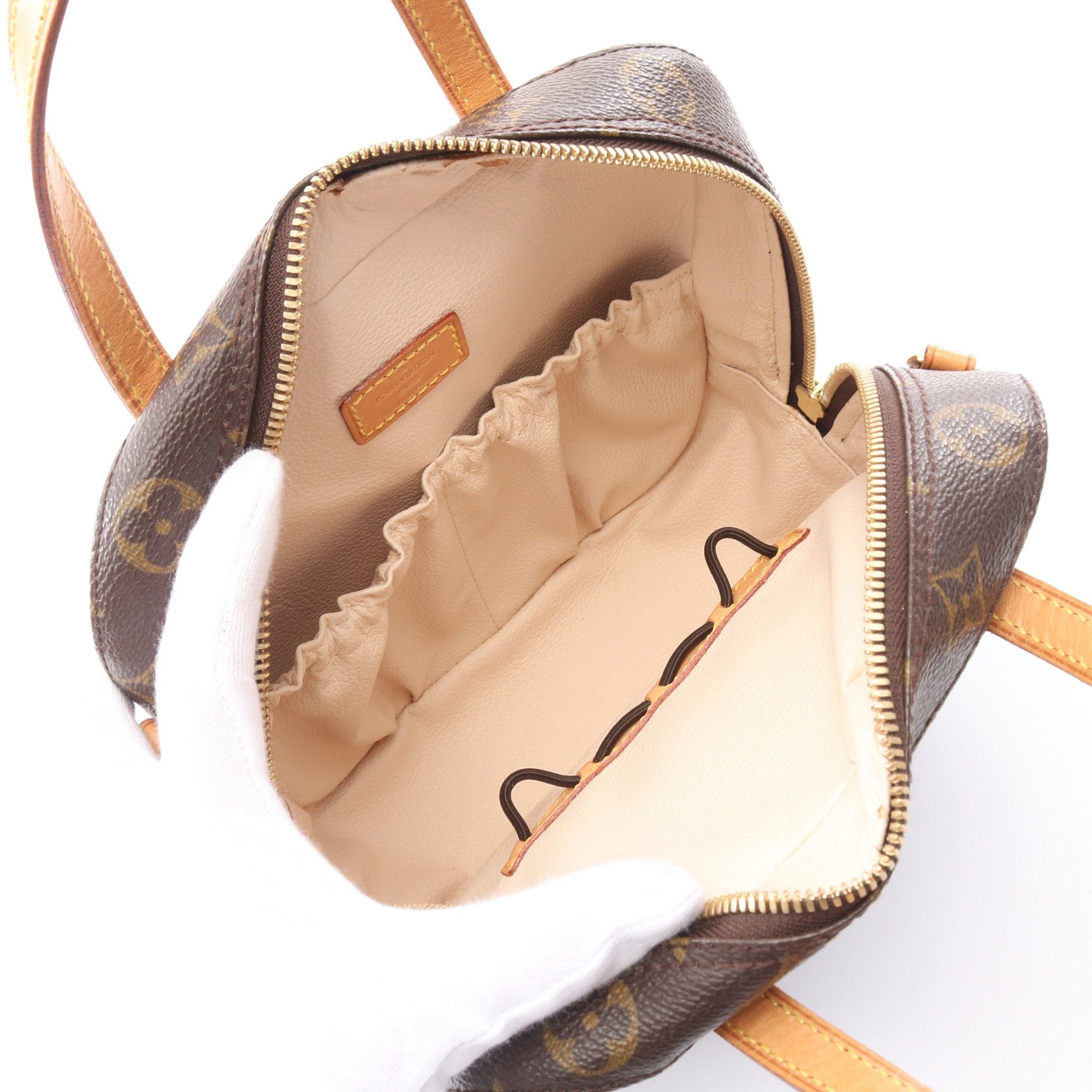 Louis Vuitton Louis Vuitton Spontini Monogram Handbag Leather Brown Size ONE SIZE - 3 Thumbnail