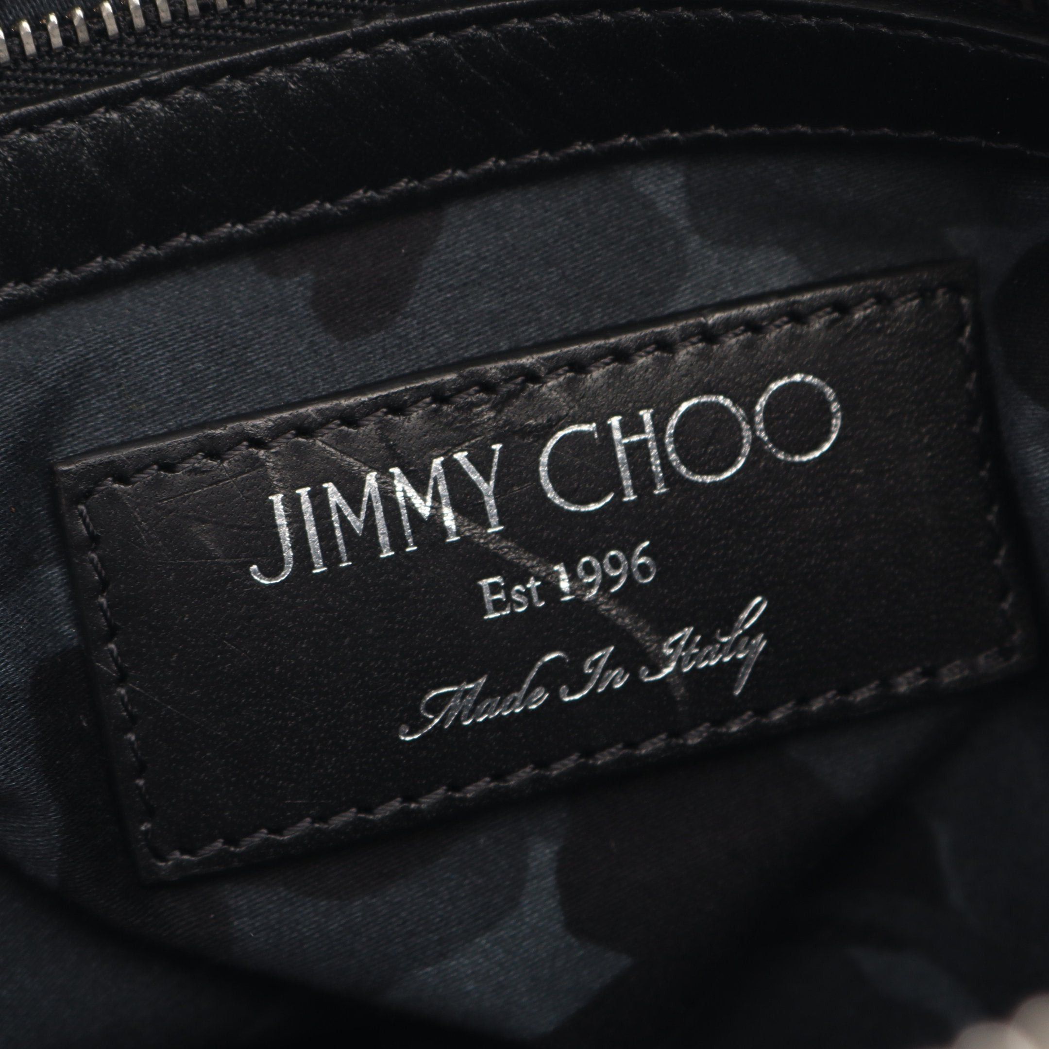 Jimmy Choo Jimmy Choo Derek Emg Star Emboss Clutch Bag Leather Black Size ONE SIZE - 4 Thumbnail