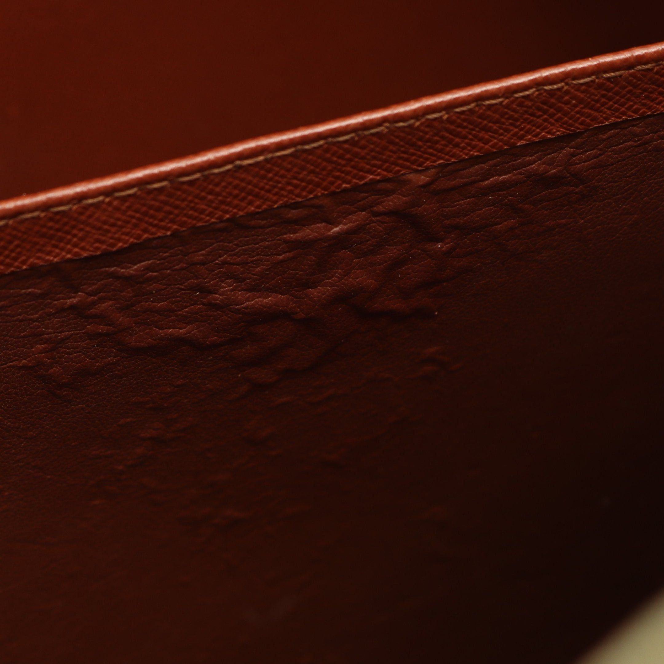 Louis Vuitton Louis Vuitton Porte Document Voyage Monogram Briefcase Business Bag Leather Brown Size ONE SIZE - 10 Thumbnail