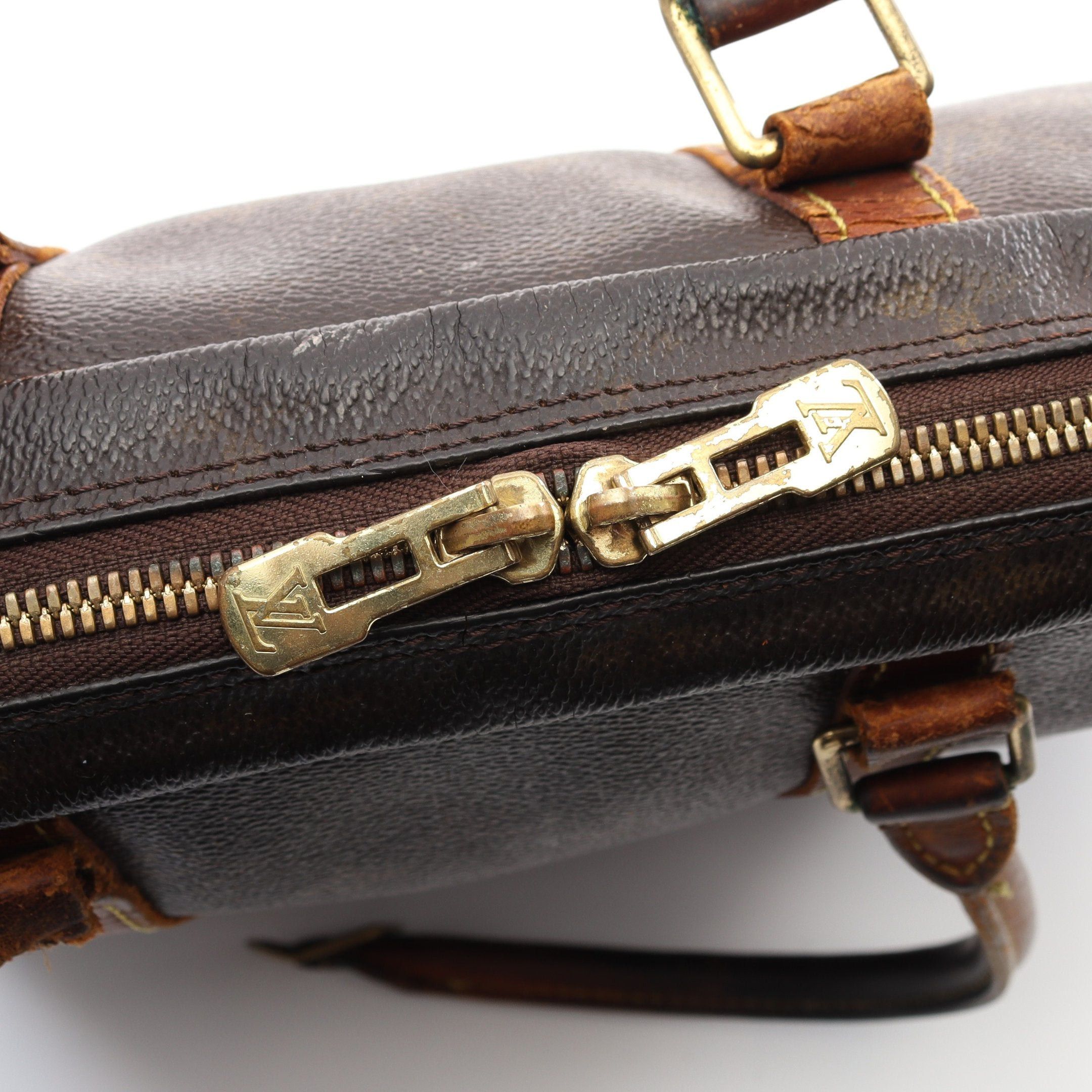 Louis Vuitton Louis Vuitton Porte Document Voyage Monogram Briefcase Business Bag Leather Brown Size ONE SIZE - 6 Thumbnail