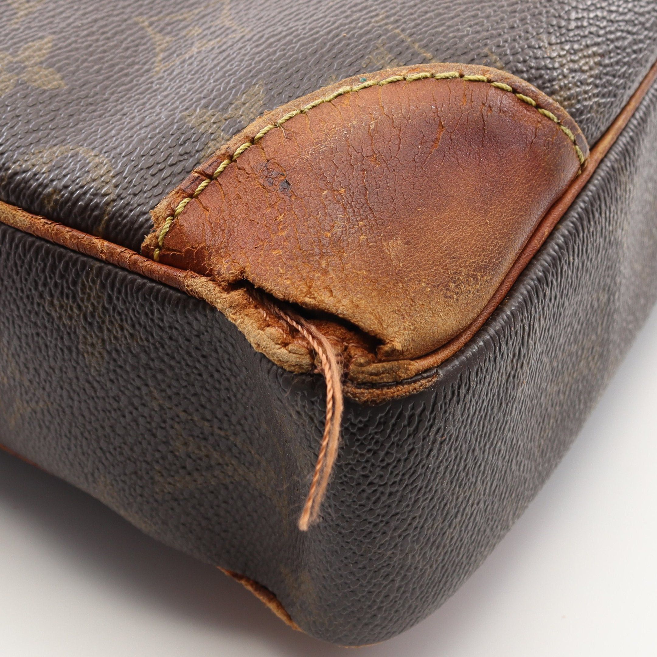 Louis Vuitton Louis Vuitton Porte Document Voyage Monogram Briefcase Business Bag Leather Brown Size ONE SIZE - 8 Thumbnail