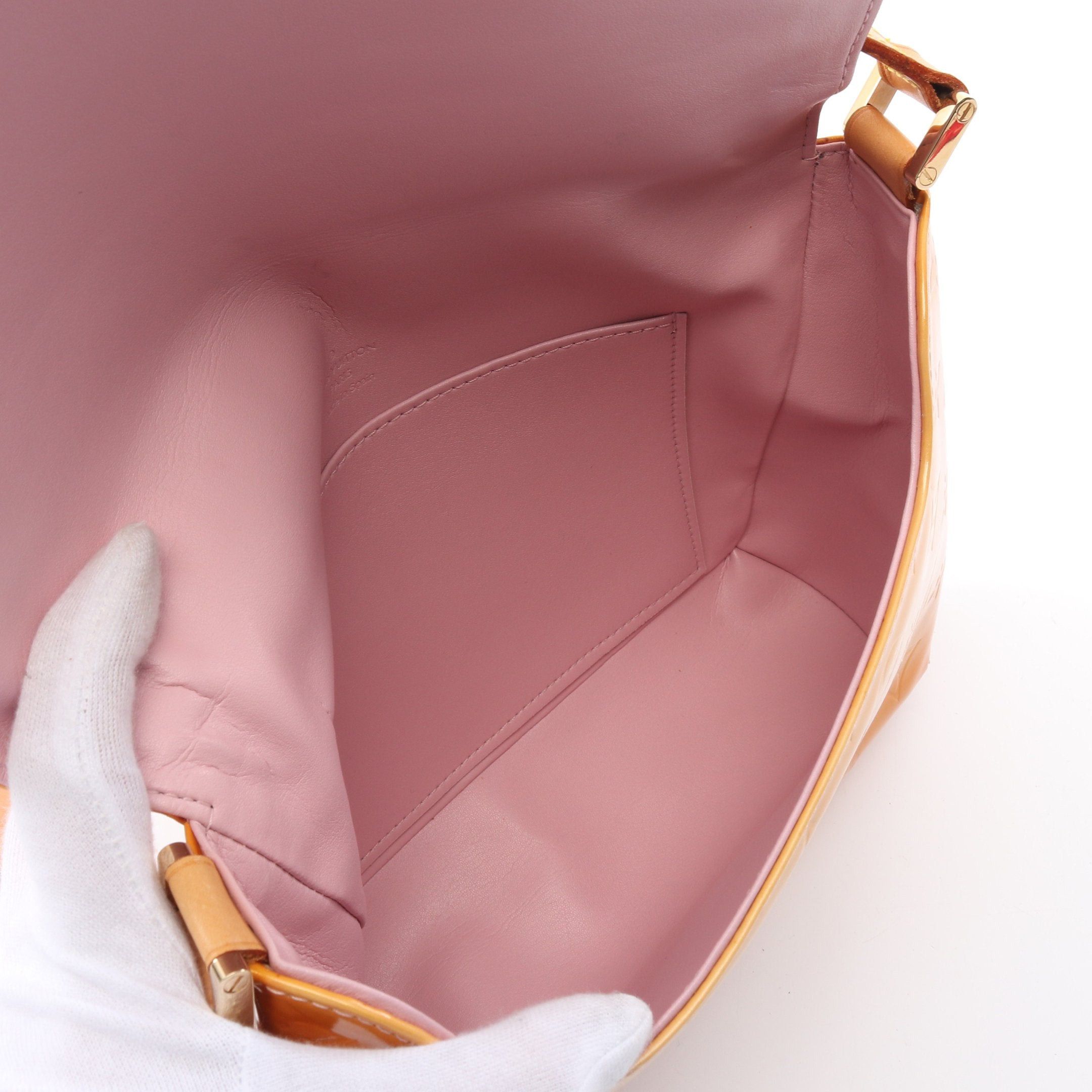 Louis Vuitton Louis Vuitton Thompson Street Monogram Verni Rose Shoulder Bag Leather Light Pink Size ONE SIZE - 3 Thumbnail