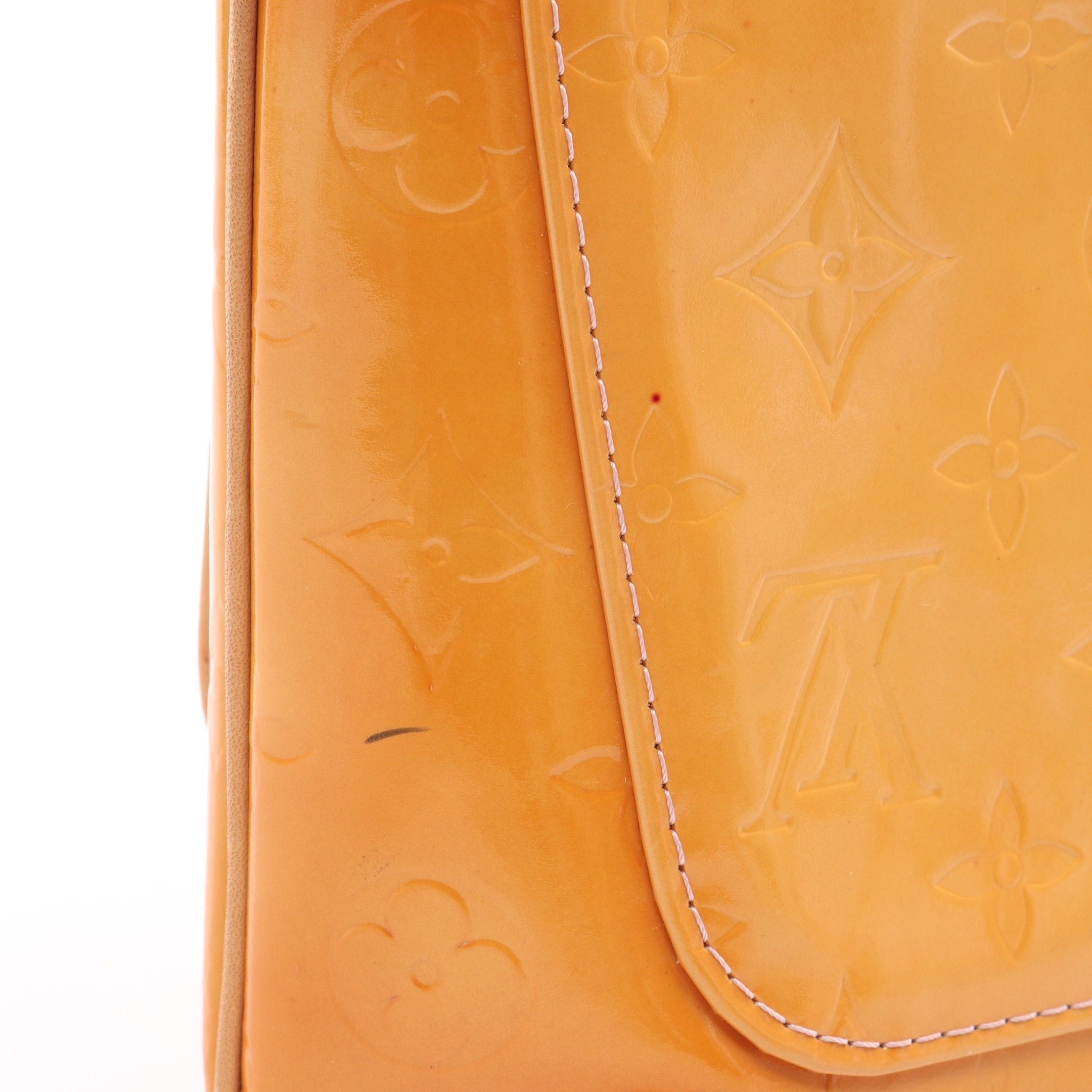 Louis Vuitton Louis Vuitton Thompson Street Monogram Verni Rose Shoulder Bag Leather Light Pink Size ONE SIZE - 10 Thumbnail
