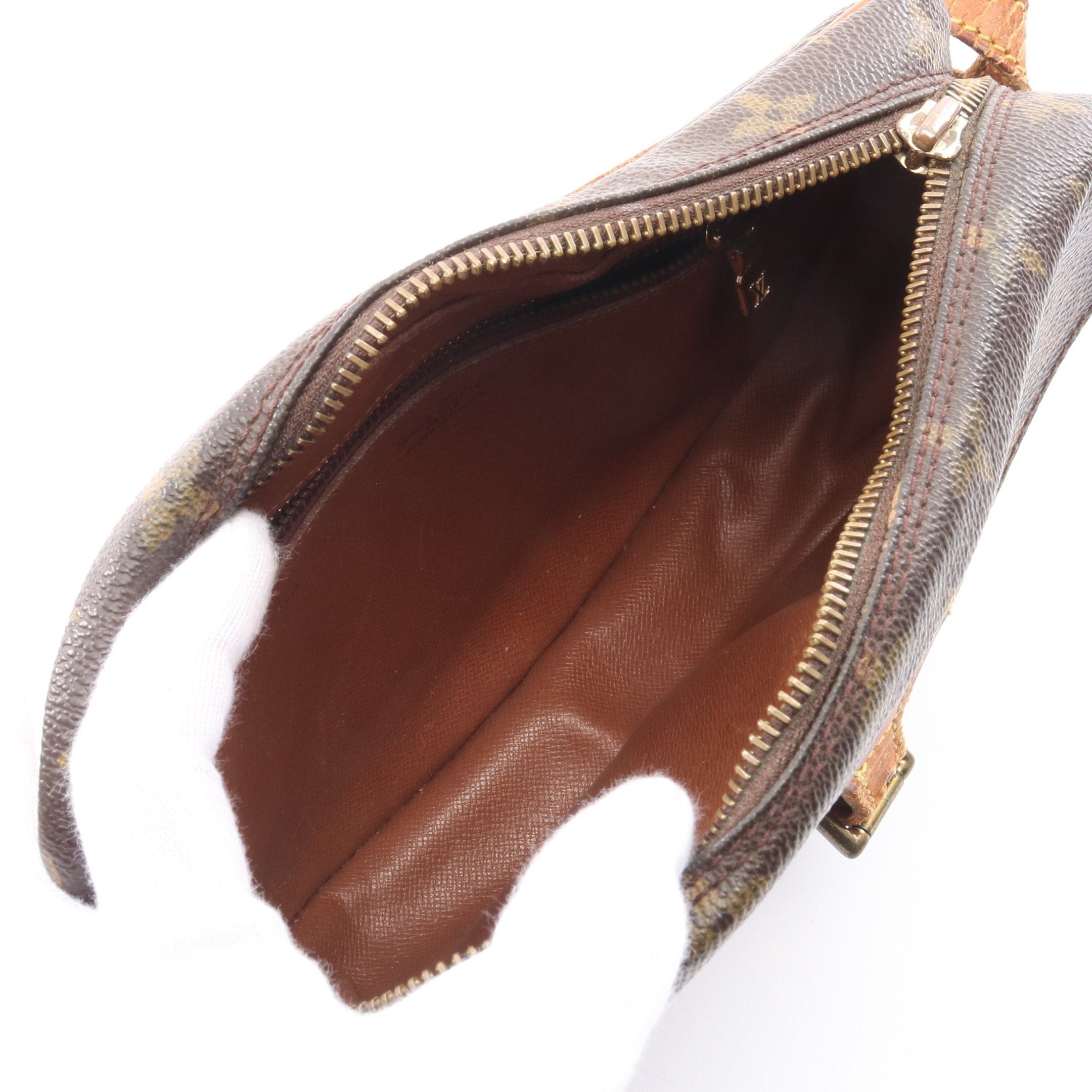 Louis Vuitton Louis Vuitton Genefille Pm Monogram Shoulder Bag Leather Brown Size ONE SIZE - 3 Thumbnail