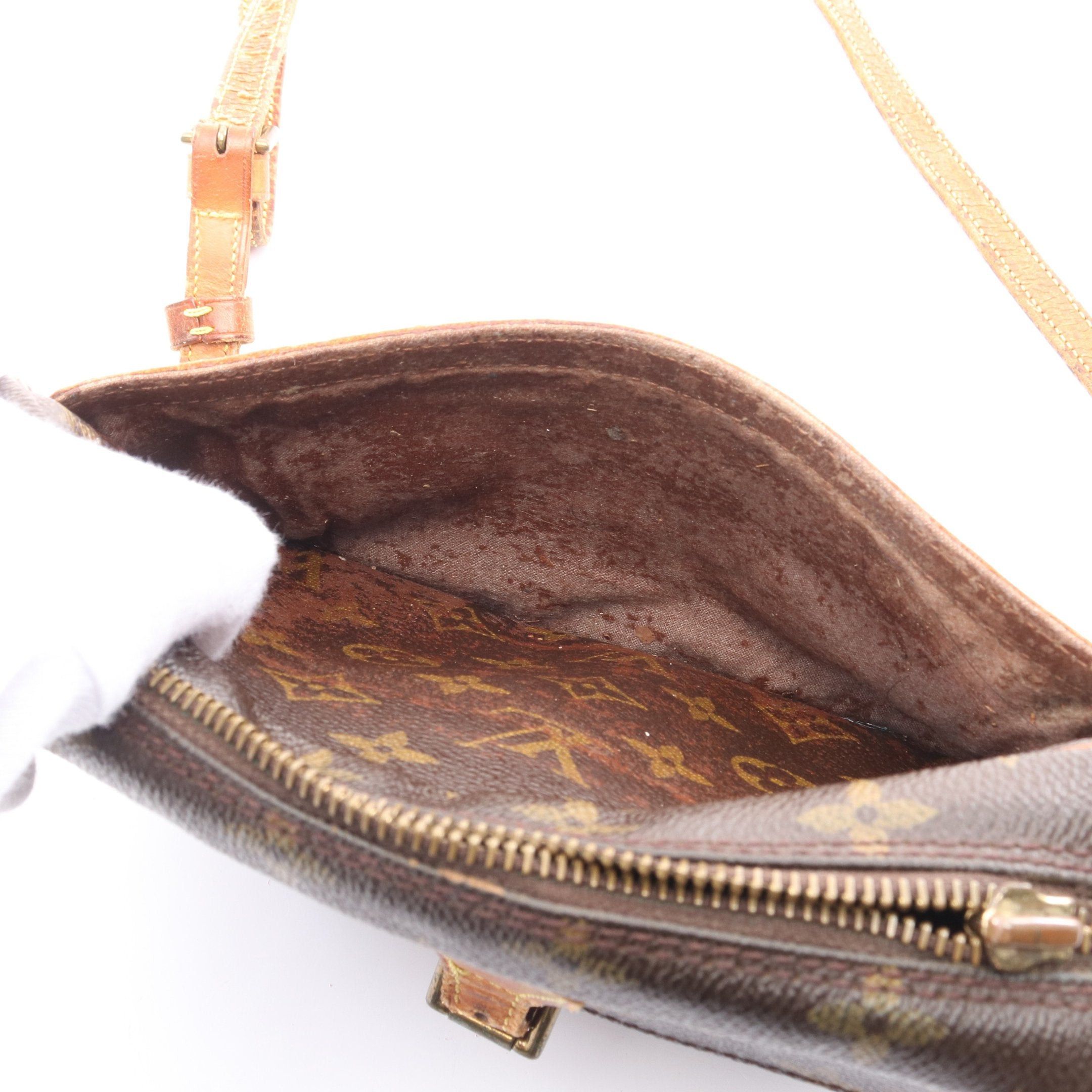 Louis Vuitton Louis Vuitton Genefille Pm Monogram Shoulder Bag Leather Brown Size ONE SIZE - 10 Thumbnail
