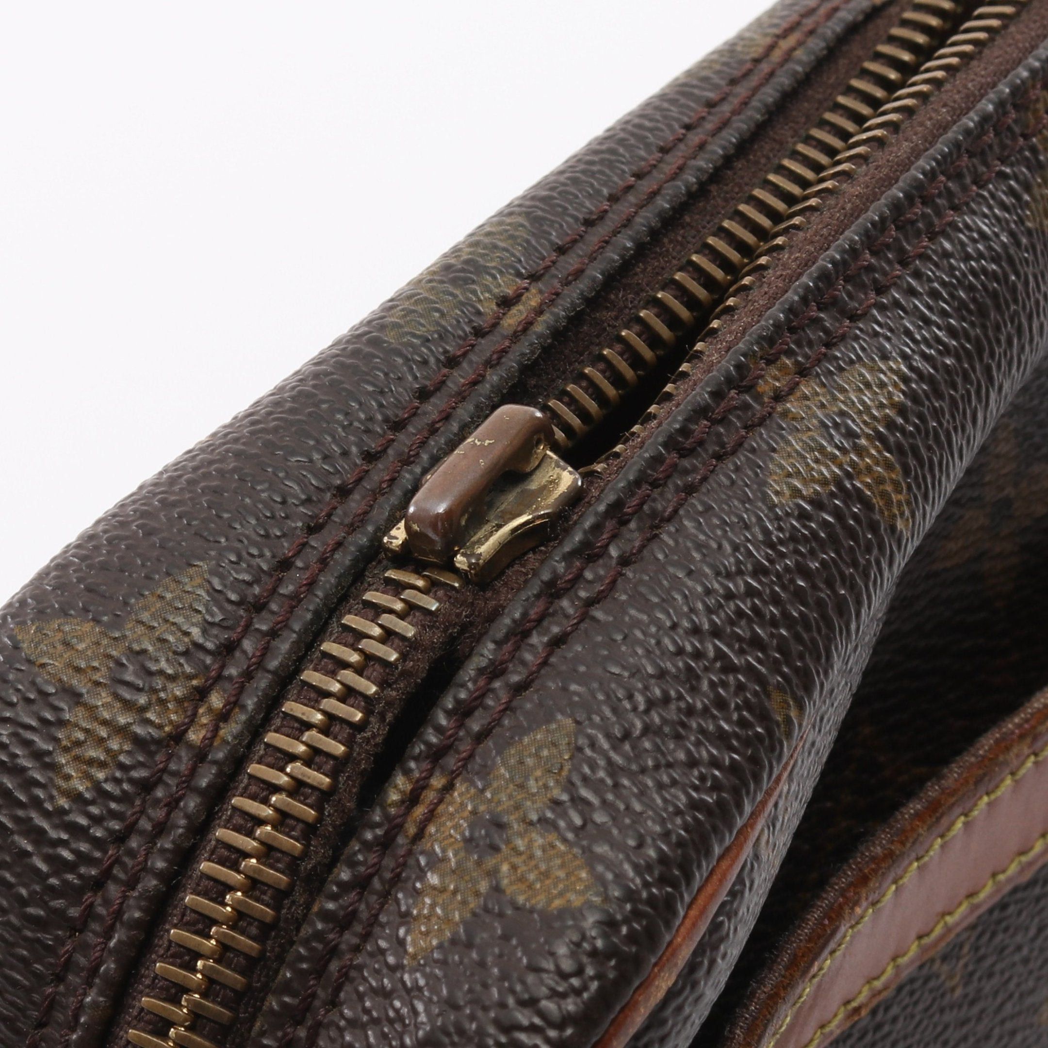 Louis Vuitton Louis Vuitton Genefille Pm Monogram Shoulder Bag Leather Brown Size ONE SIZE - 8 Thumbnail