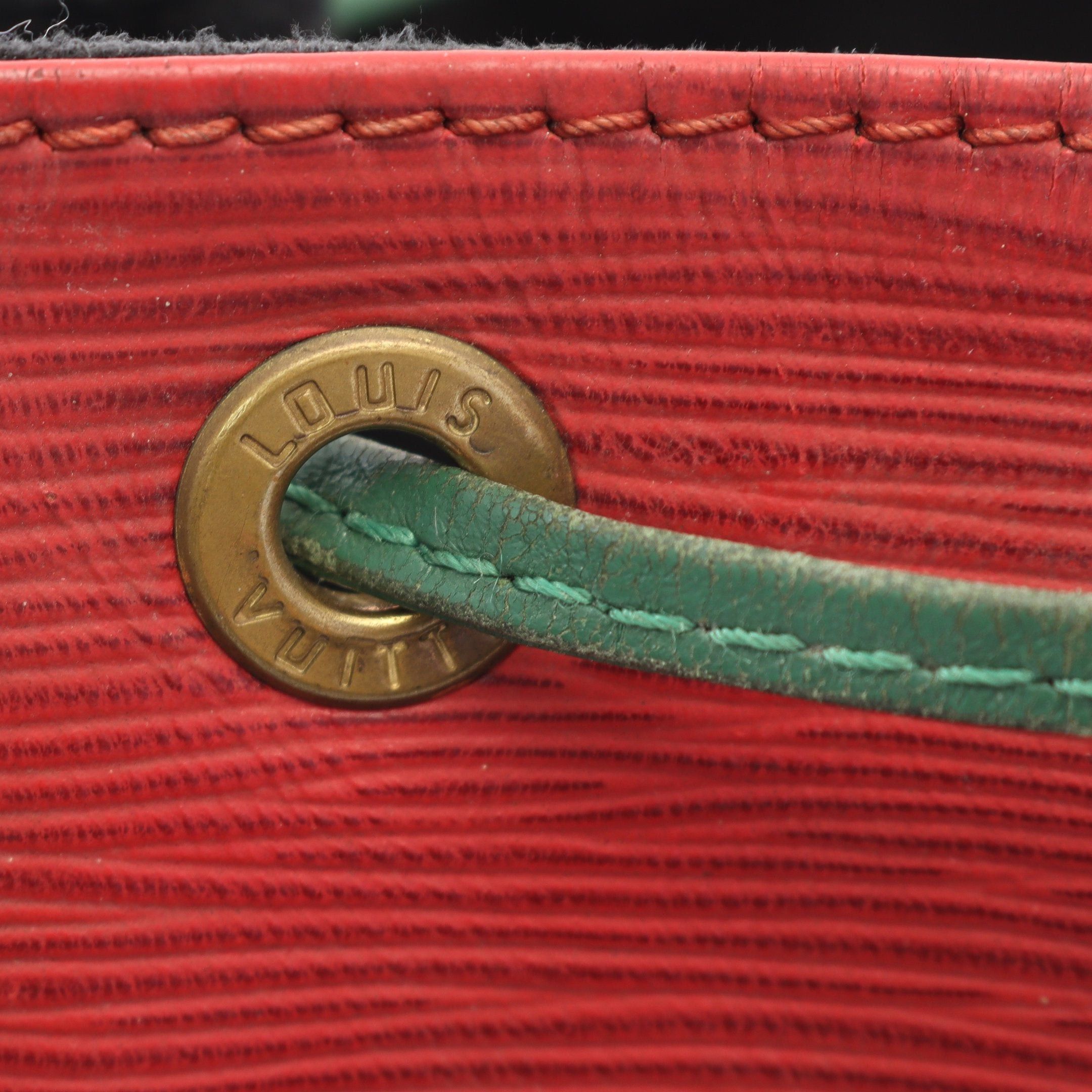 Louis Vuitton Louis Vuitton Noe Epi Castilian Red Toledo Blue Borneo Green Shoulder Bag Leather Size ONE SIZE - 12 Thumbnail