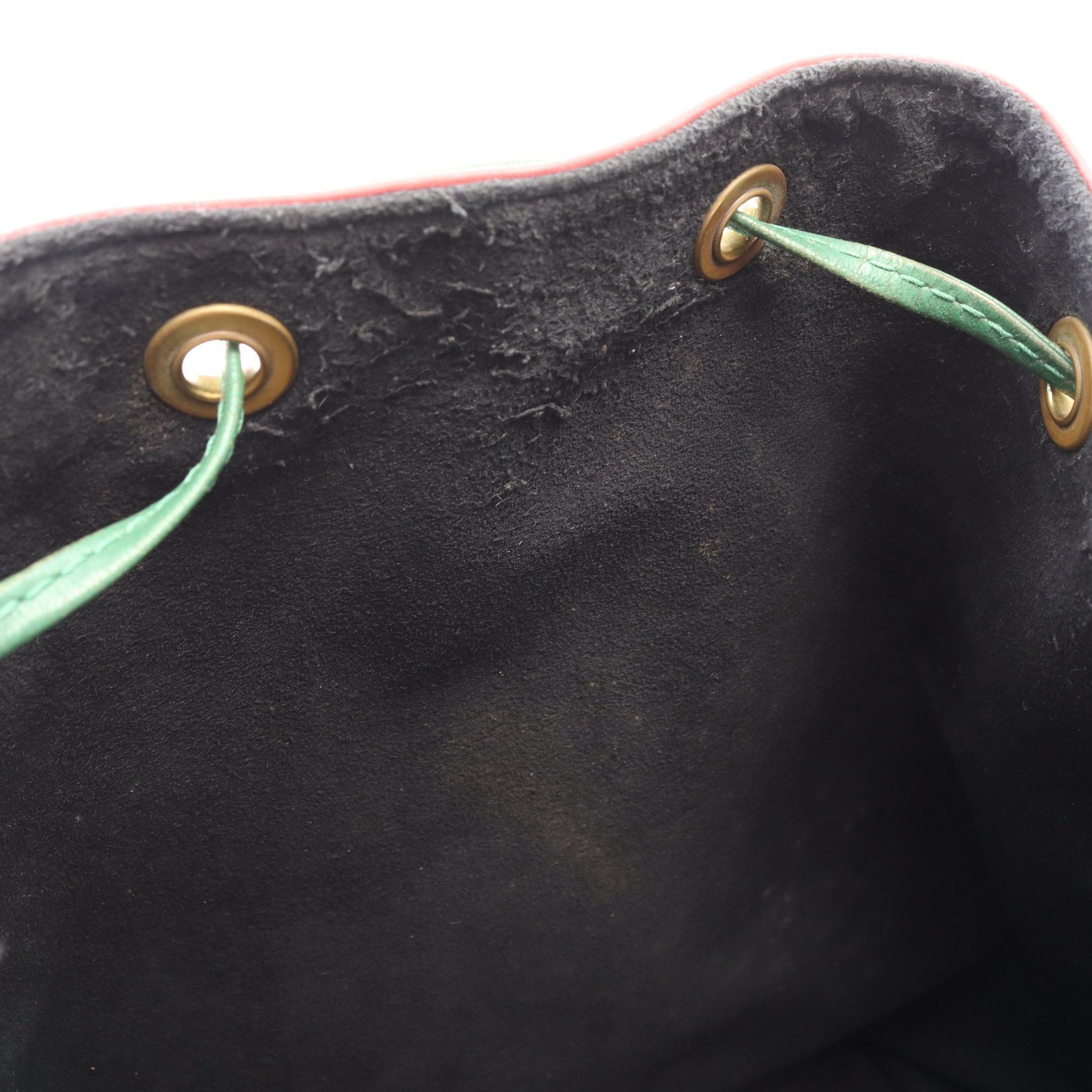Louis Vuitton Louis Vuitton Noe Epi Castilian Red Toledo Blue Borneo Green Shoulder Bag Leather Size ONE SIZE - 6 Thumbnail