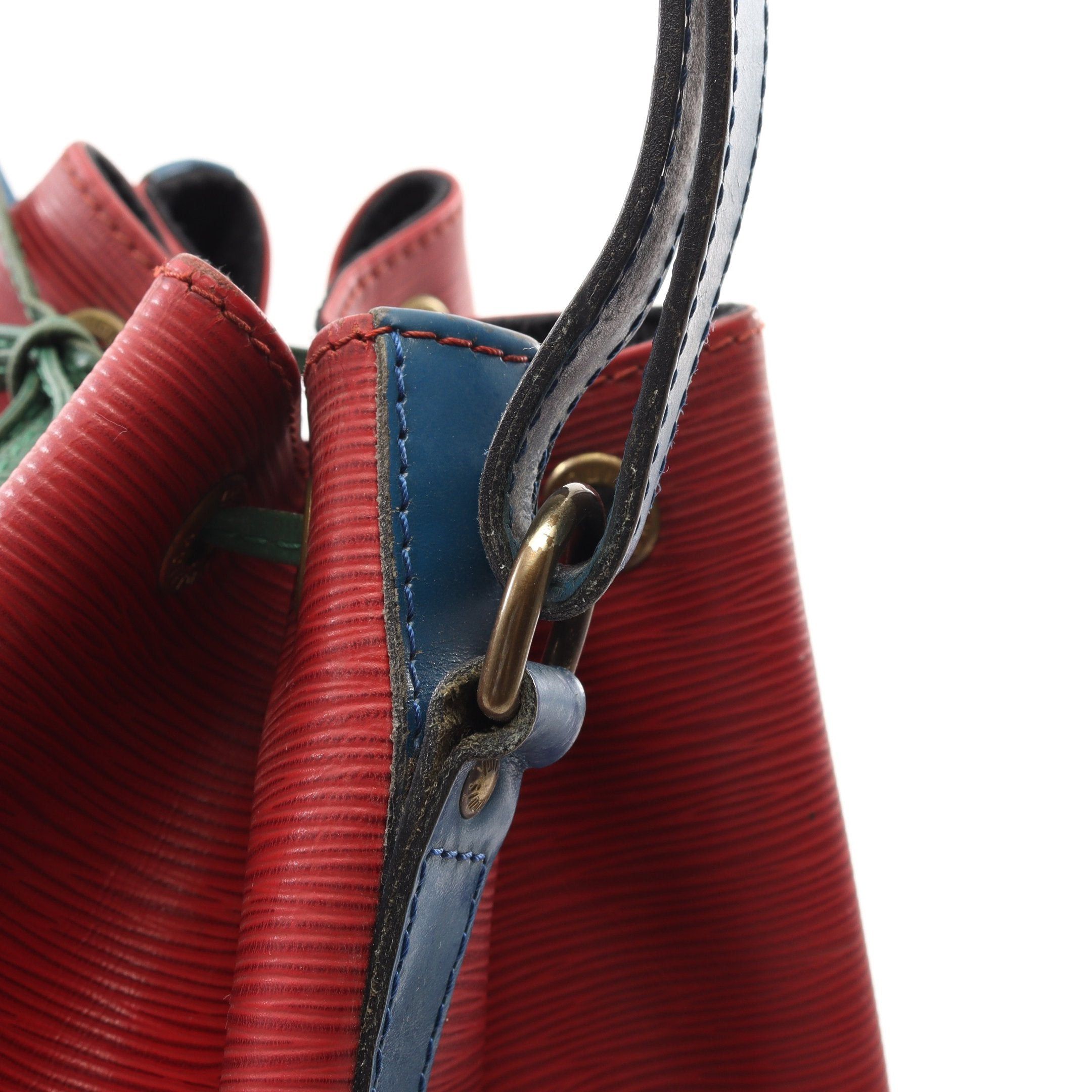 Louis Vuitton Louis Vuitton Noe Epi Castilian Red Toledo Blue Borneo Green Shoulder Bag Leather Size ONE SIZE - 9 Thumbnail