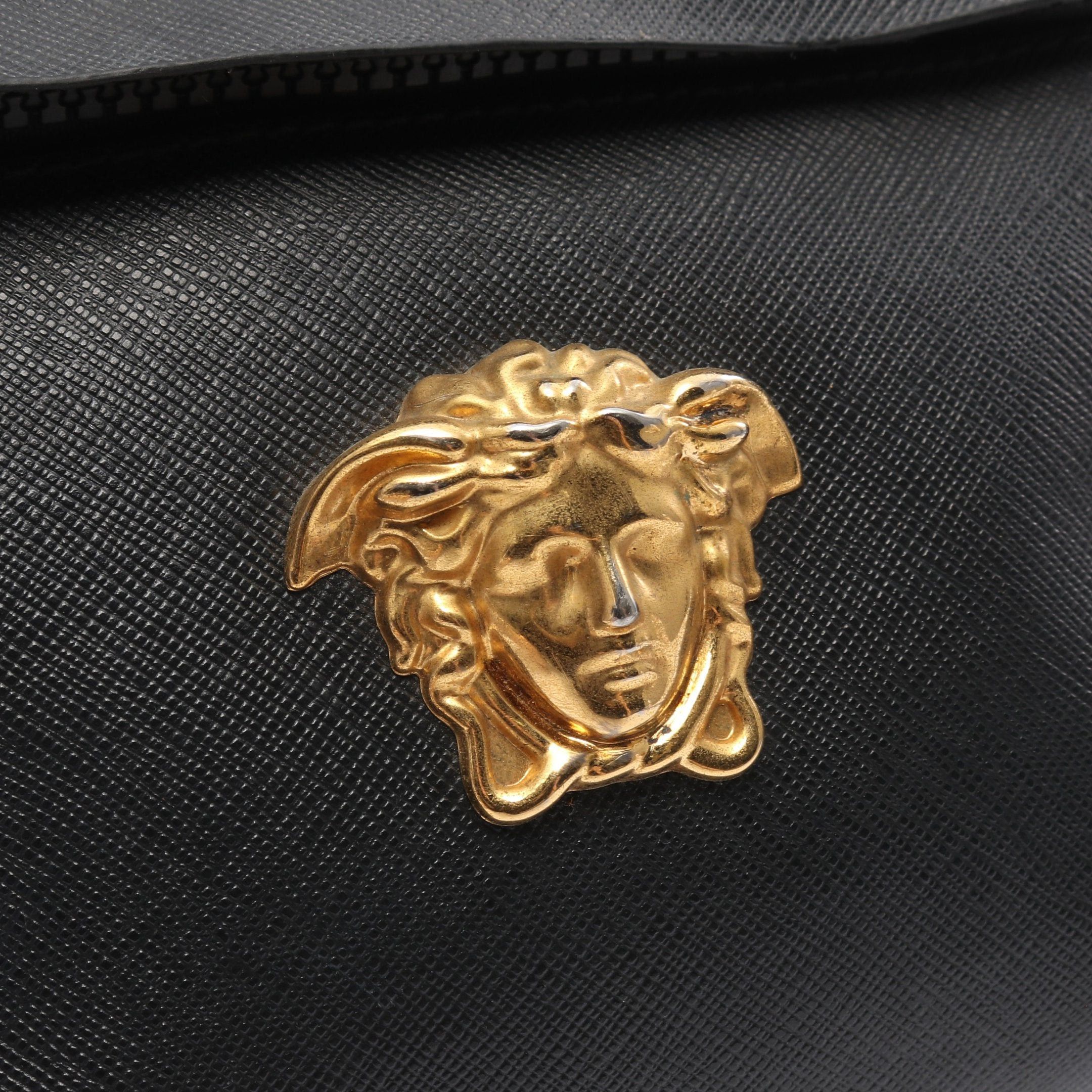 Versace Versace Medusa Backpack Rucksack Leather Black Size ONE SIZE - 11 Thumbnail