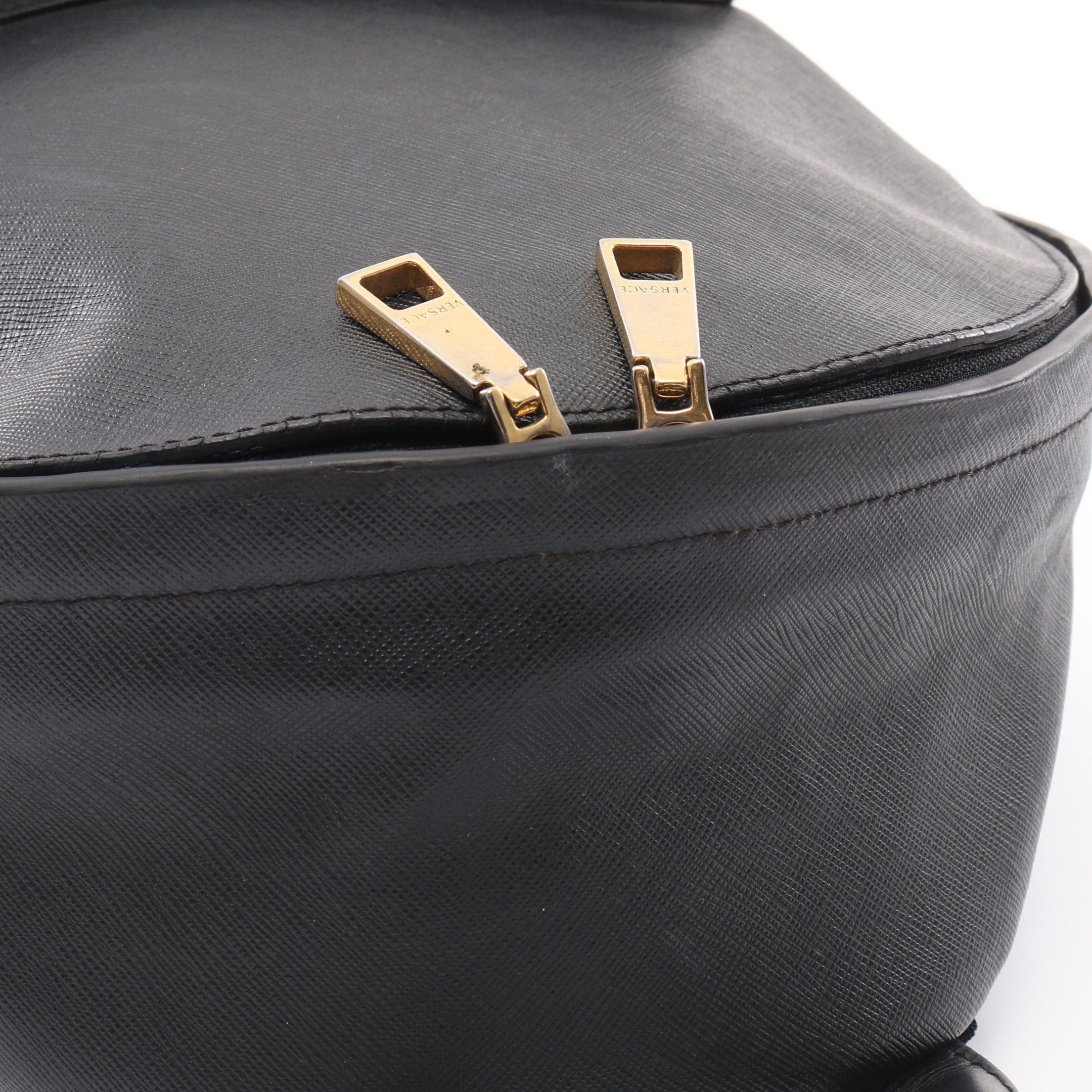 Versace Versace Medusa Backpack Rucksack Leather Black Size ONE SIZE - 9 Thumbnail