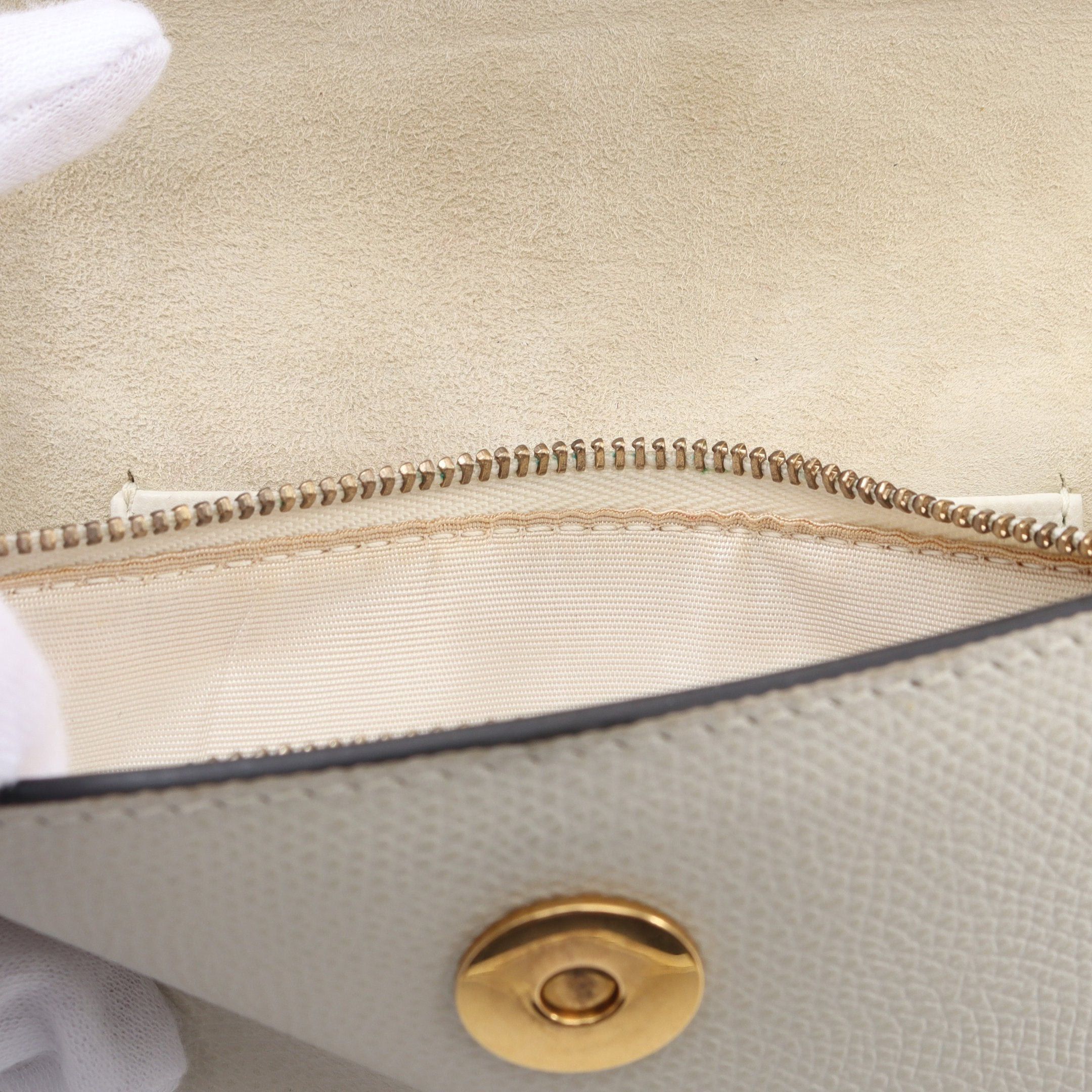 Dior Dior Saddle Body Bag Waist Leather Off White Size ONE SIZE - 7 Thumbnail