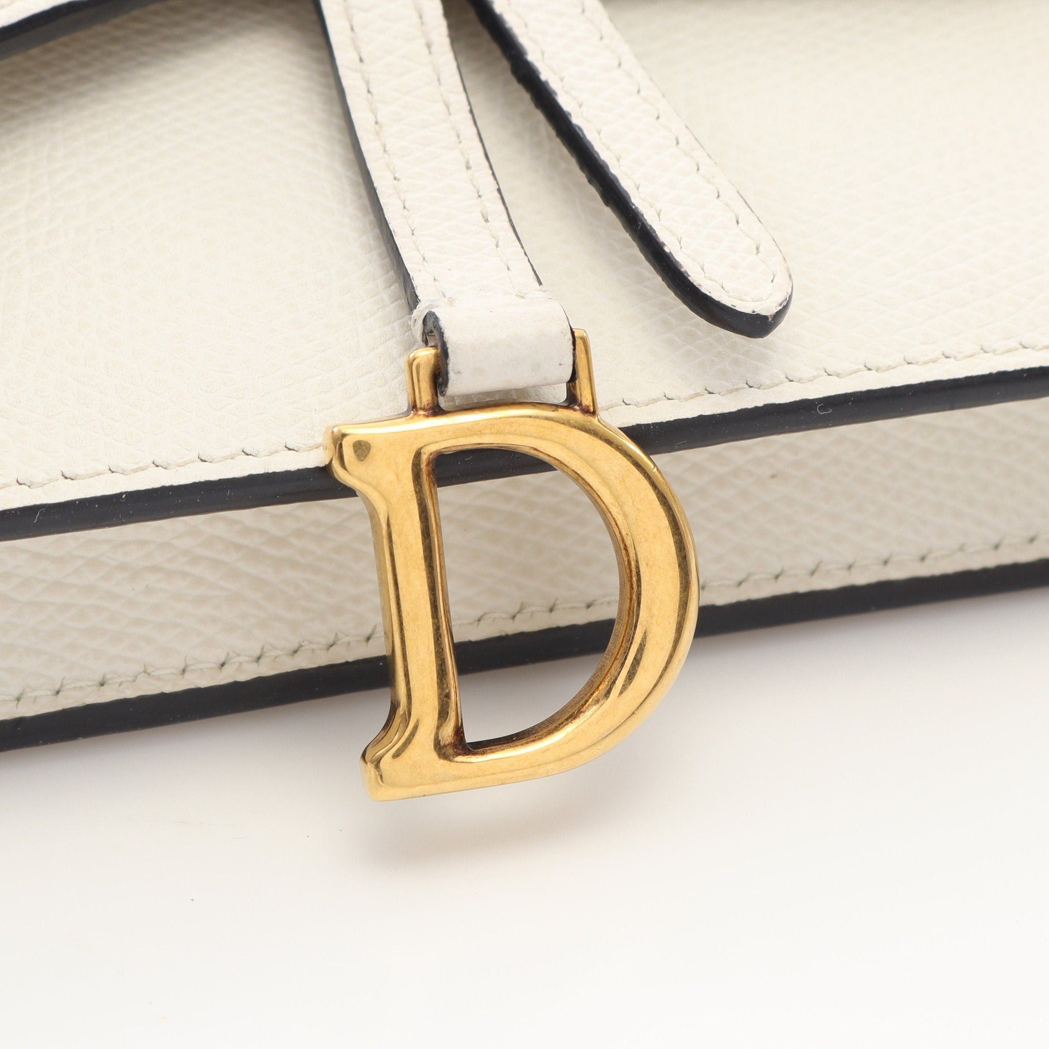 Dior Dior Saddle Body Bag Waist Leather Off White Size ONE SIZE - 9 Thumbnail