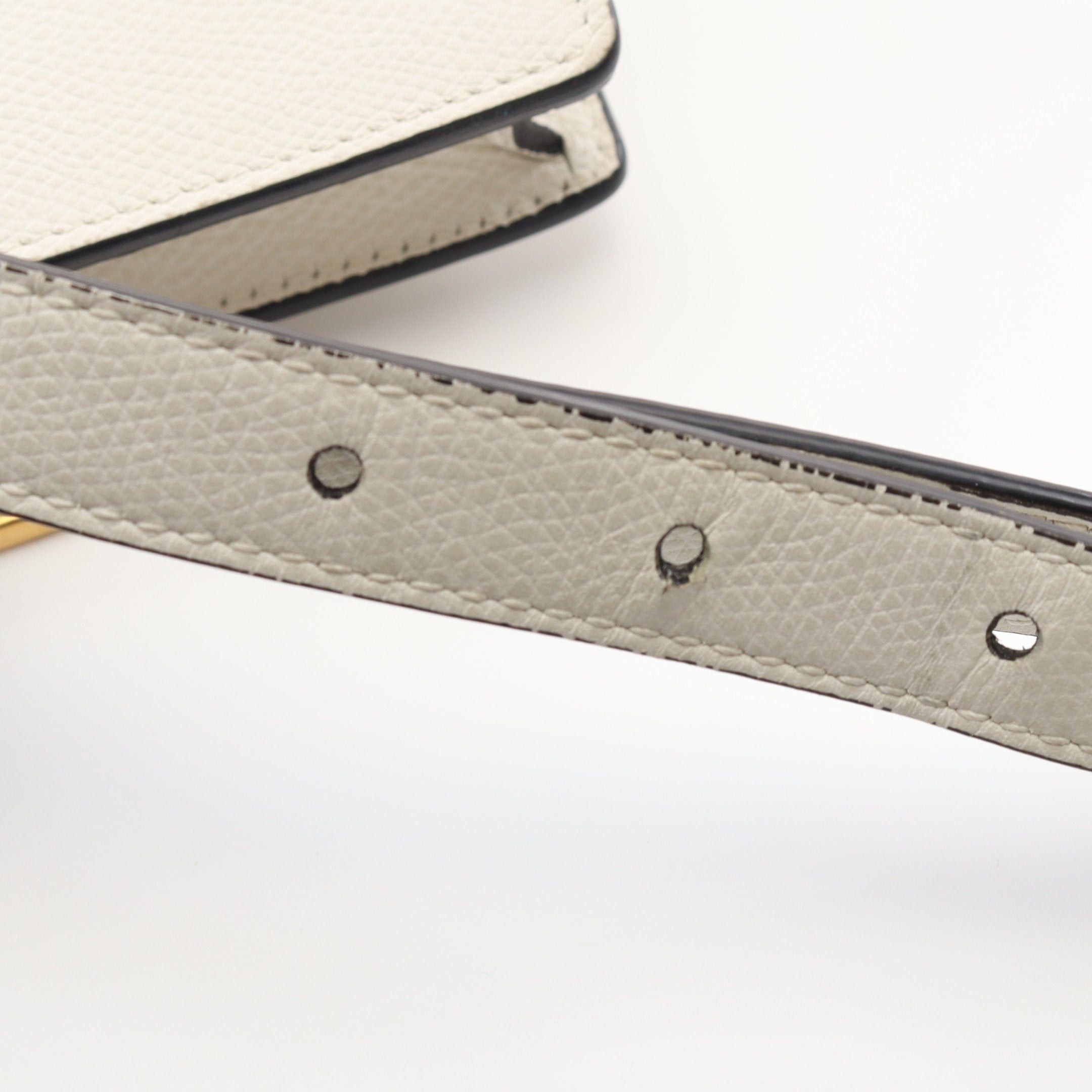 Dior Dior Saddle Body Bag Waist Leather Off White Size ONE SIZE - 8 Thumbnail