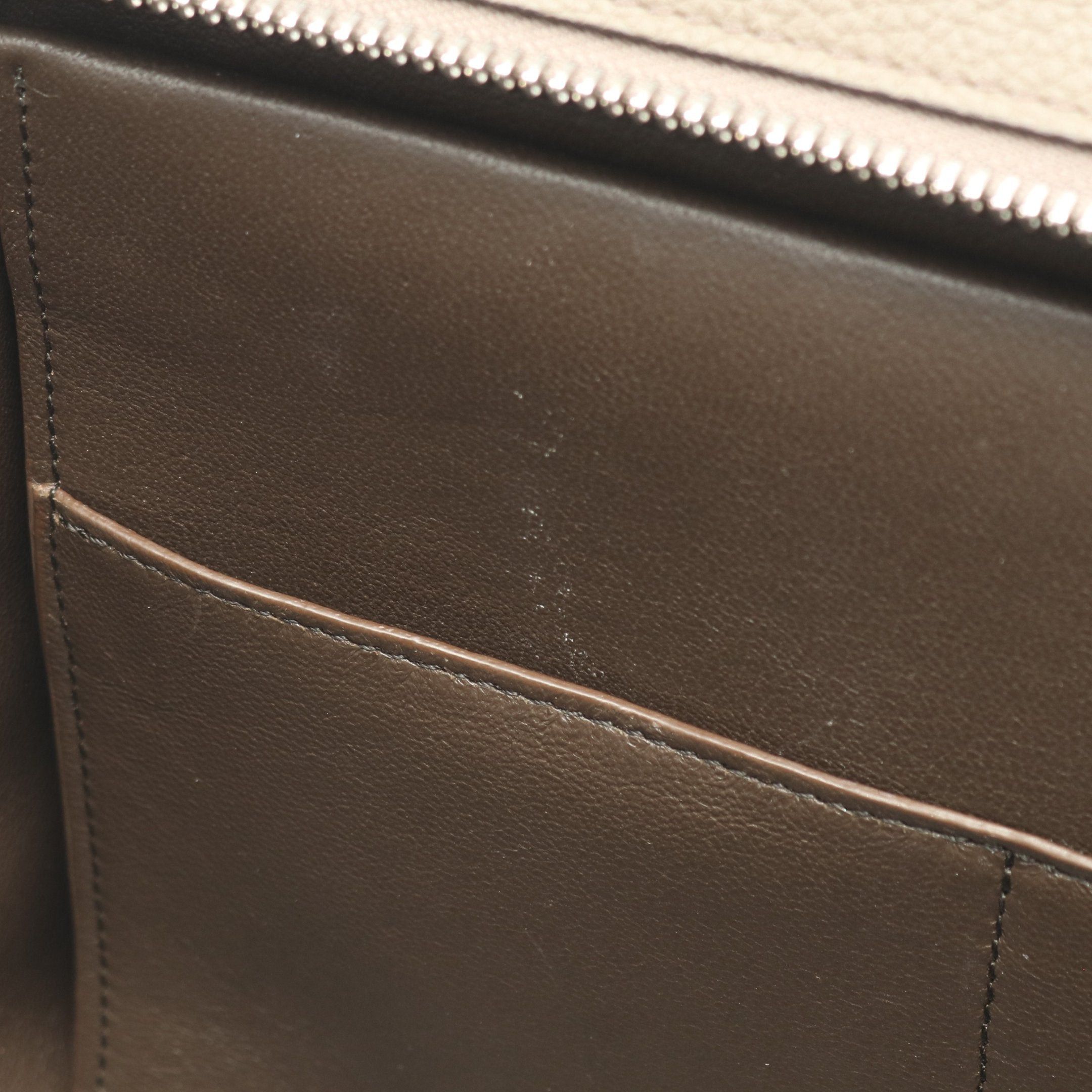 Celine Celine Trapeze Small Handbag Leather Suede Gray Brown Size ONE SIZE - 9 Thumbnail