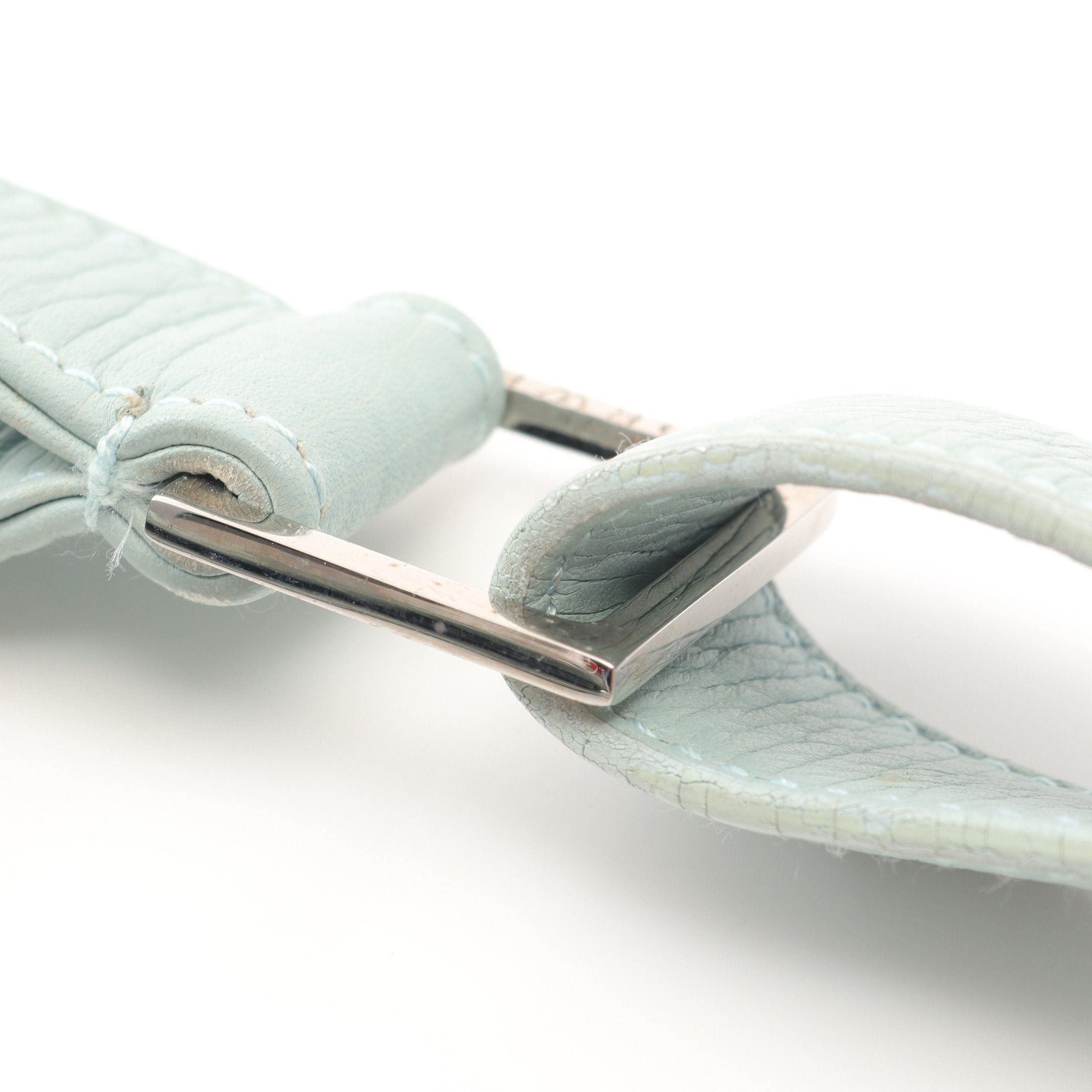 Loewe Loewe Shoulder Bag Leather Light Blue Logo Embossed Size ONE SIZE - 8 Thumbnail