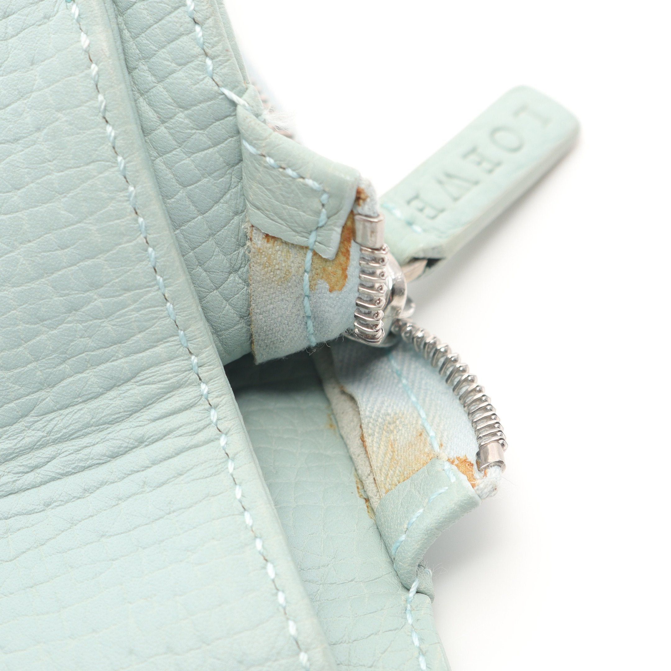 Loewe Loewe Shoulder Bag Leather Light Blue Logo Embossed Size ONE SIZE - 6 Thumbnail