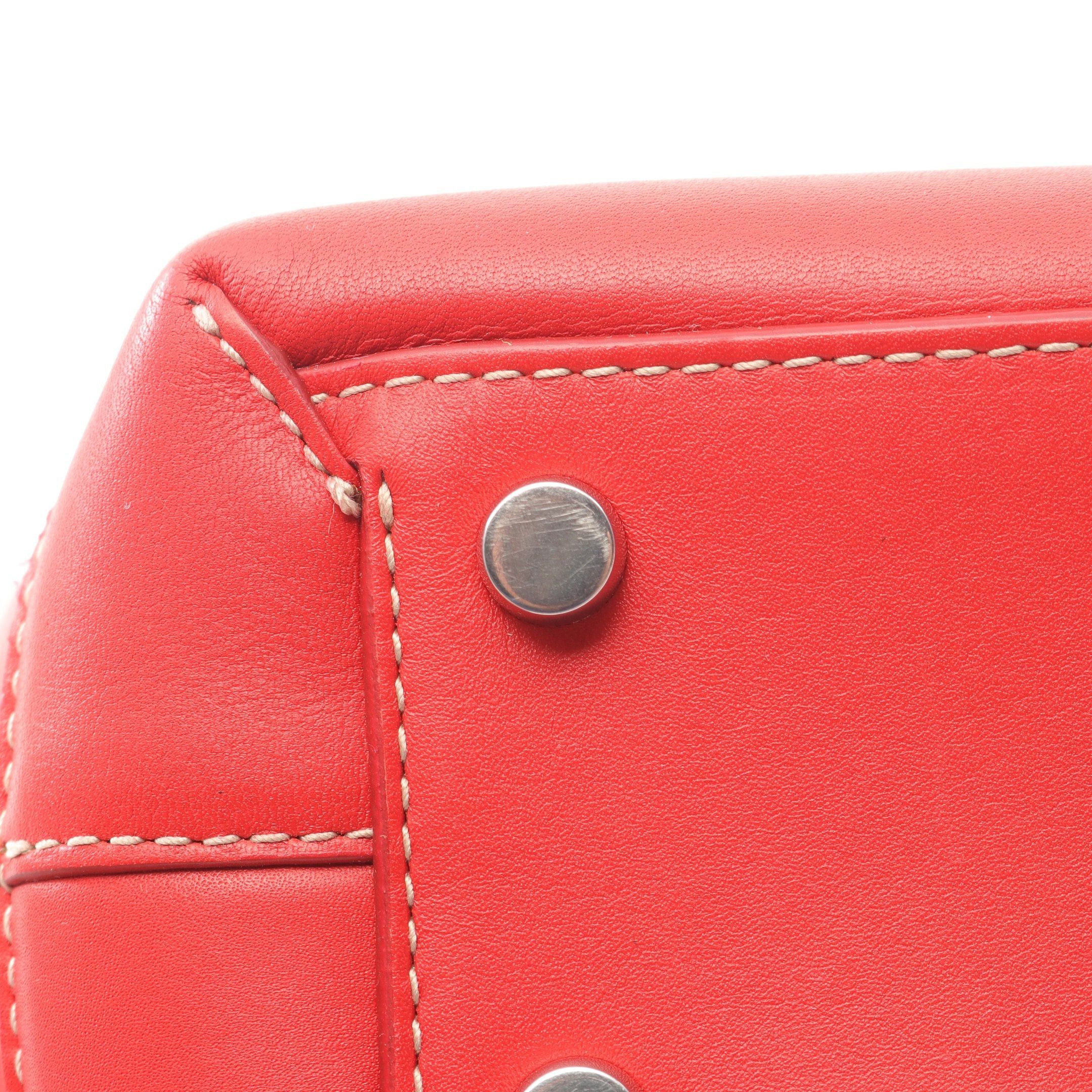 Bottega Veneta Bottega Veneta Mini The Arco Handbag Leather Red Size ONE SIZE - 6 Thumbnail