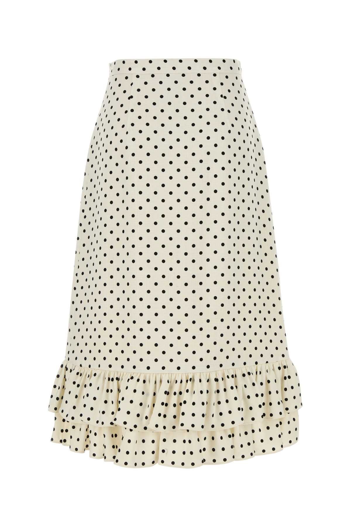 Valentino Printed Viscose Skirt Size 27" / US 4 / IT 40 - 2 Thumbnail