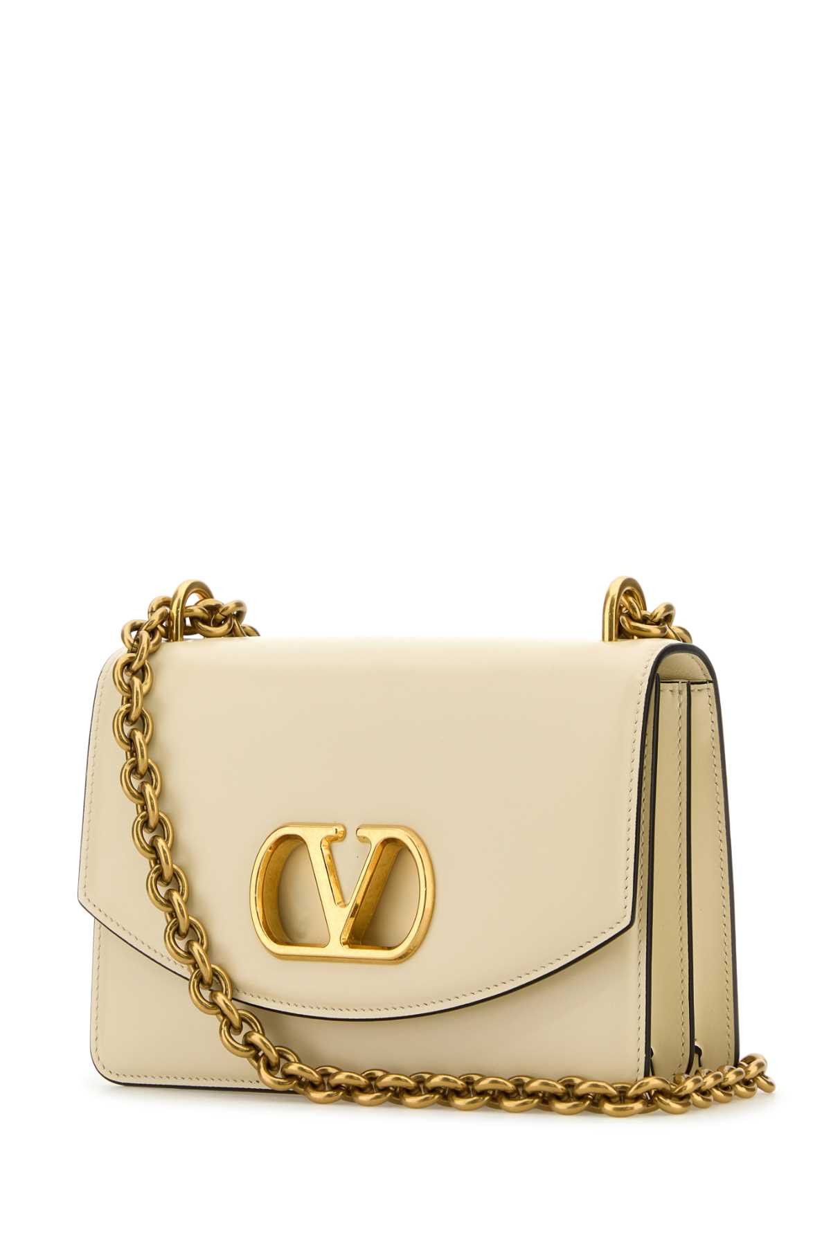 Valentino Ivory Leather Vlogo Signature Shoulder Bag Size ONE SIZE - 2 Thumbnail