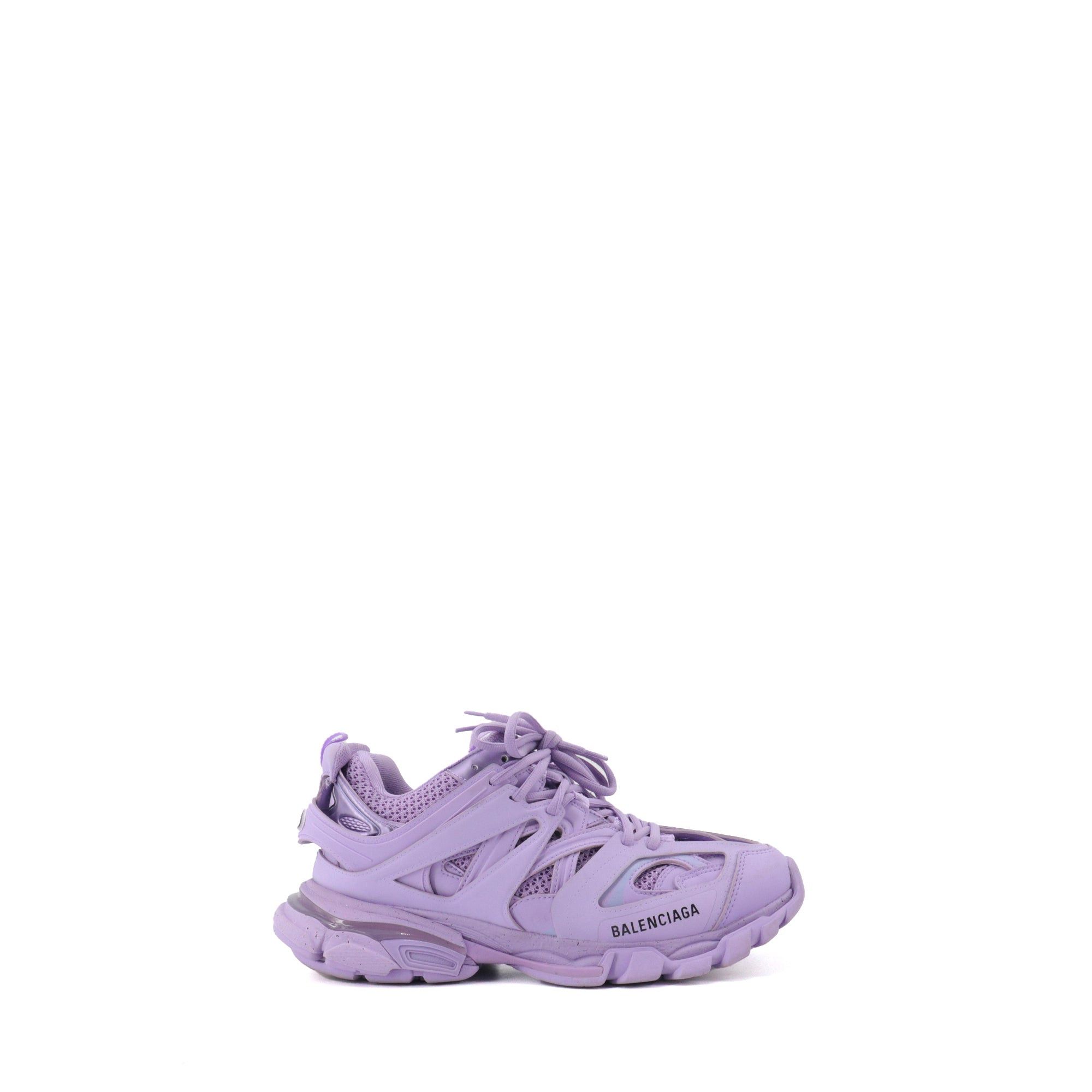 Balenciaga BALENCIAGA - Balenciaga Track sneakers in purple leather (T40) Size US 9 / IT 39 - 2 Thumbnail