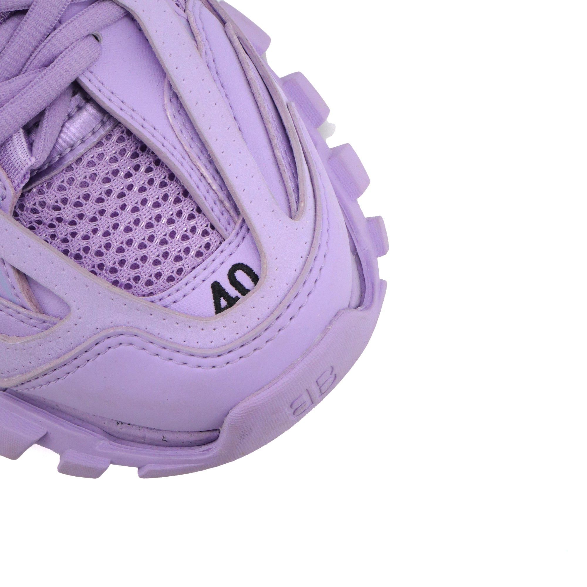 Balenciaga BALENCIAGA - Balenciaga Track sneakers in purple leather (T40) Size US 9 / IT 39 - 5 Thumbnail