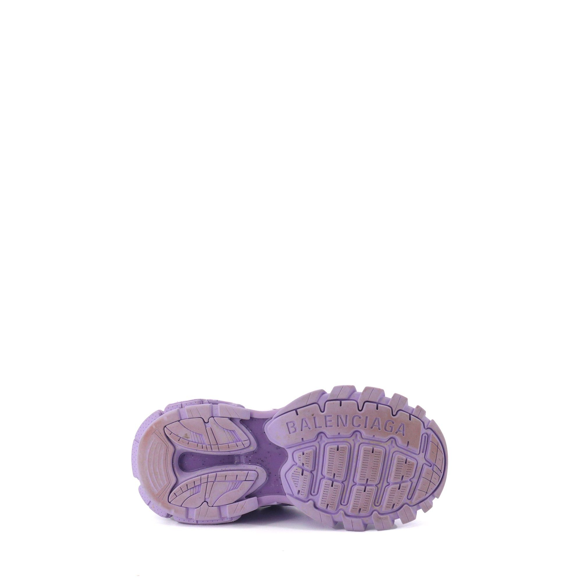Balenciaga BALENCIAGA - Balenciaga Track sneakers in purple leather (T40) Size US 9 / IT 39 - 3 Thumbnail