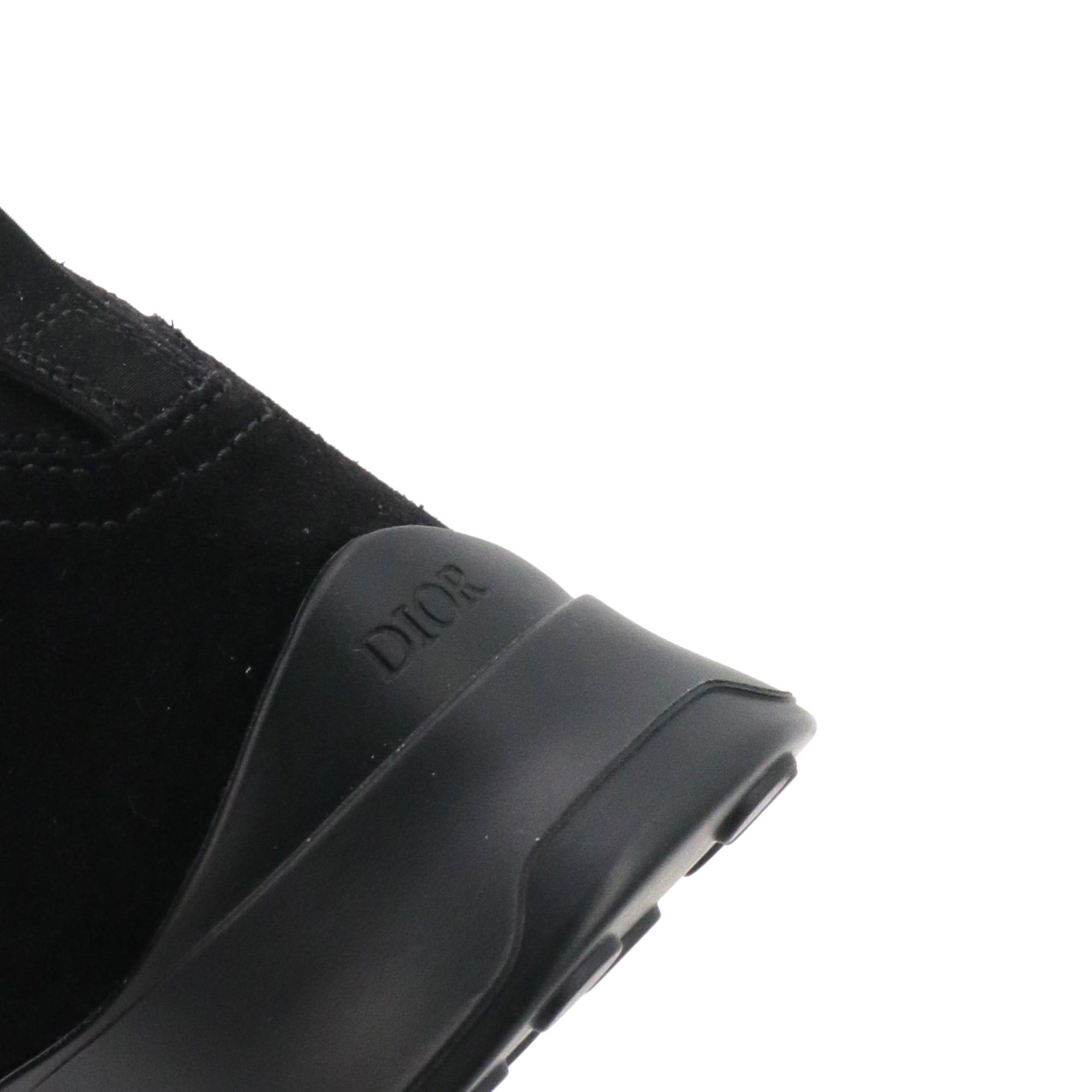 Dior DIOR - B25 Runner Suede Dior sneakers in oblique canvas and black suede (T41) Size US 10 / IT 40 - 5 Thumbnail