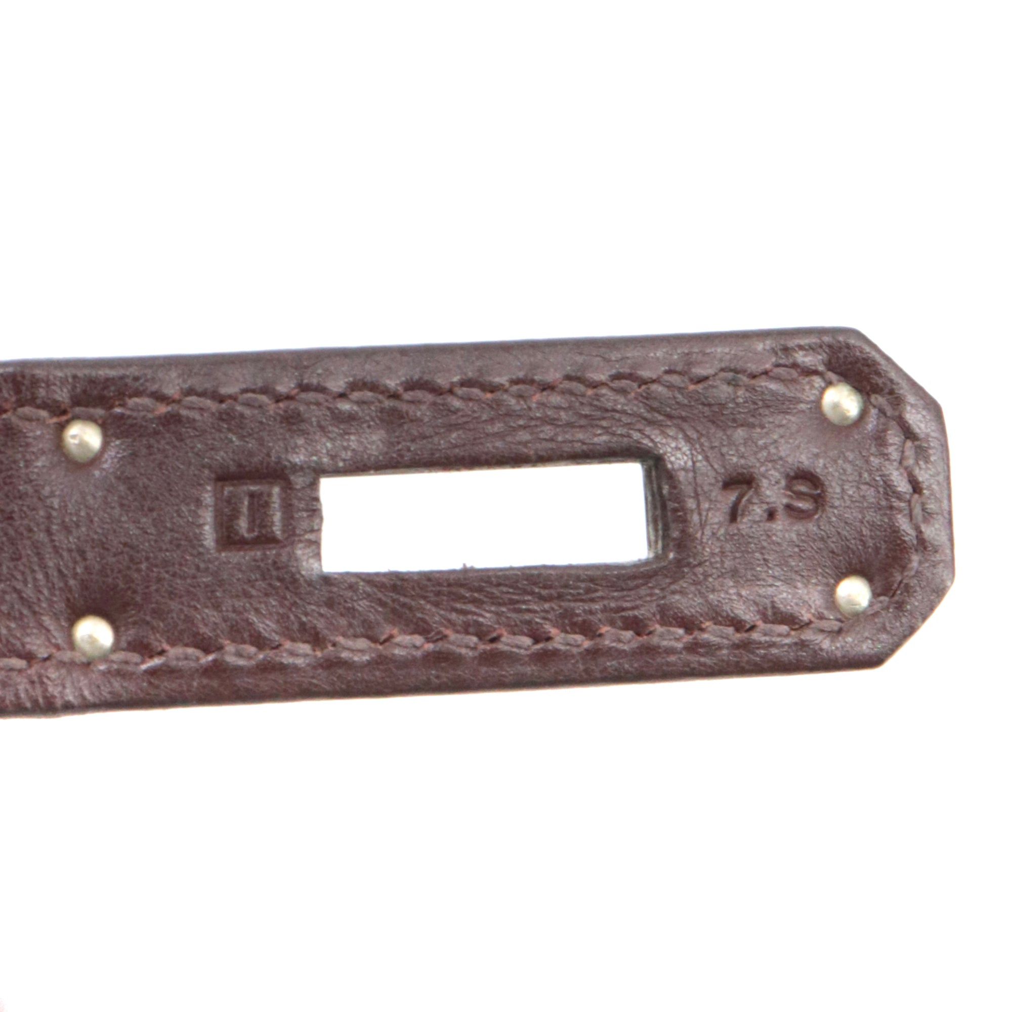 Hermes HERMÈS - Hermès Kelly 32 handbag in cocoa goatskin Size ONE SIZE - 10 Thumbnail