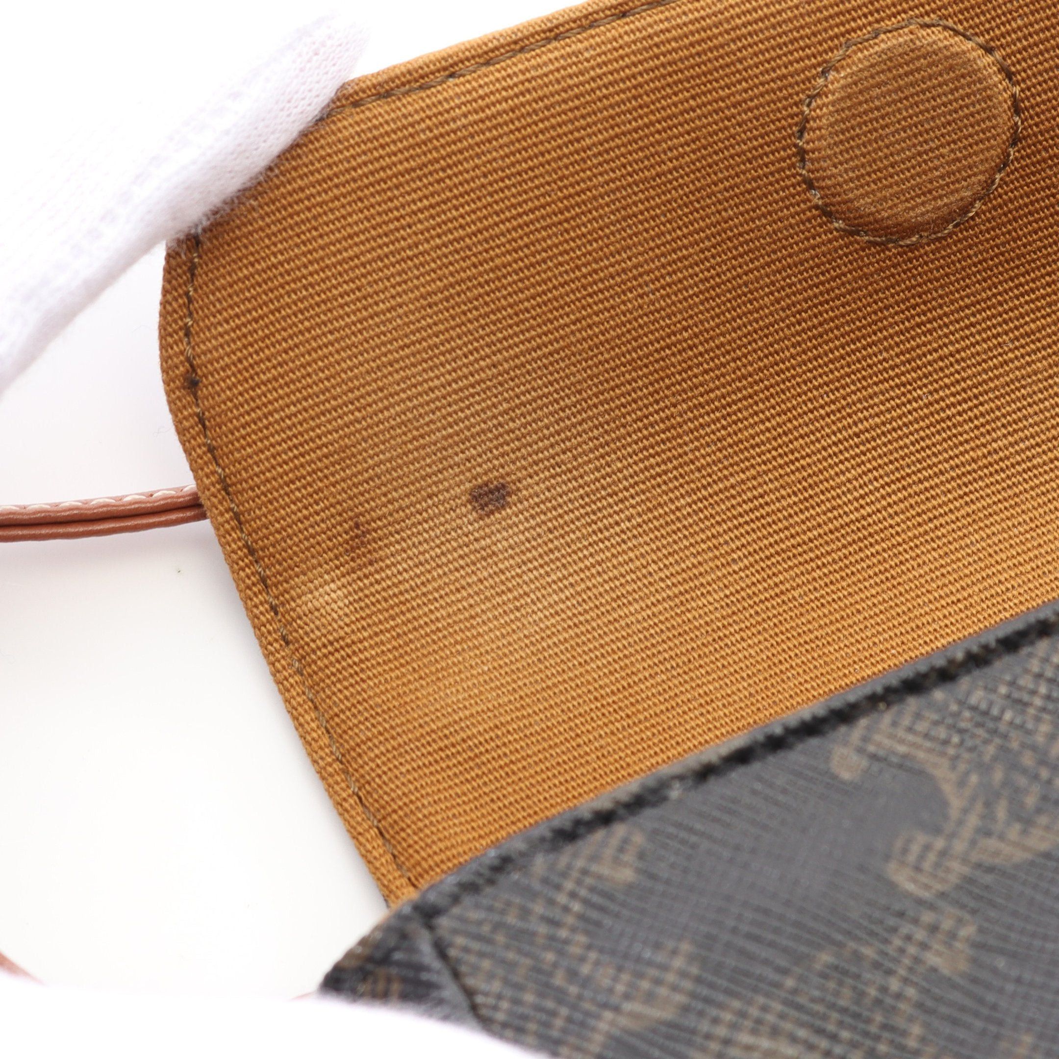 Celine Celine Triomphe Triangle Mini Shoulder Bag Leather Dark Brown Size ONE SIZE - 5 Thumbnail