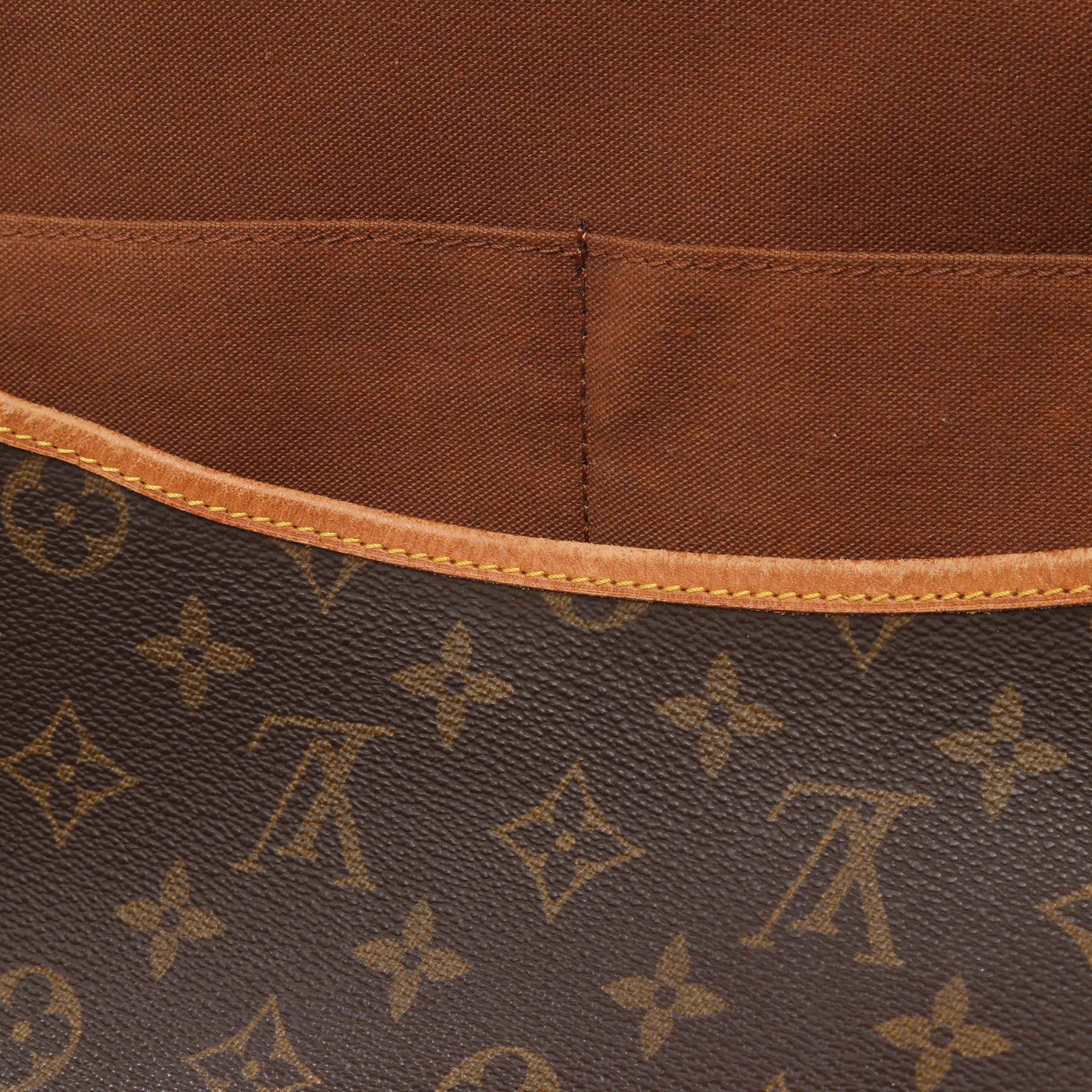 Louis Vuitton Louis Vuitton Saumur 35 Monogram Shoulder Bag Leather Brown Size ONE SIZE - 12 Thumbnail