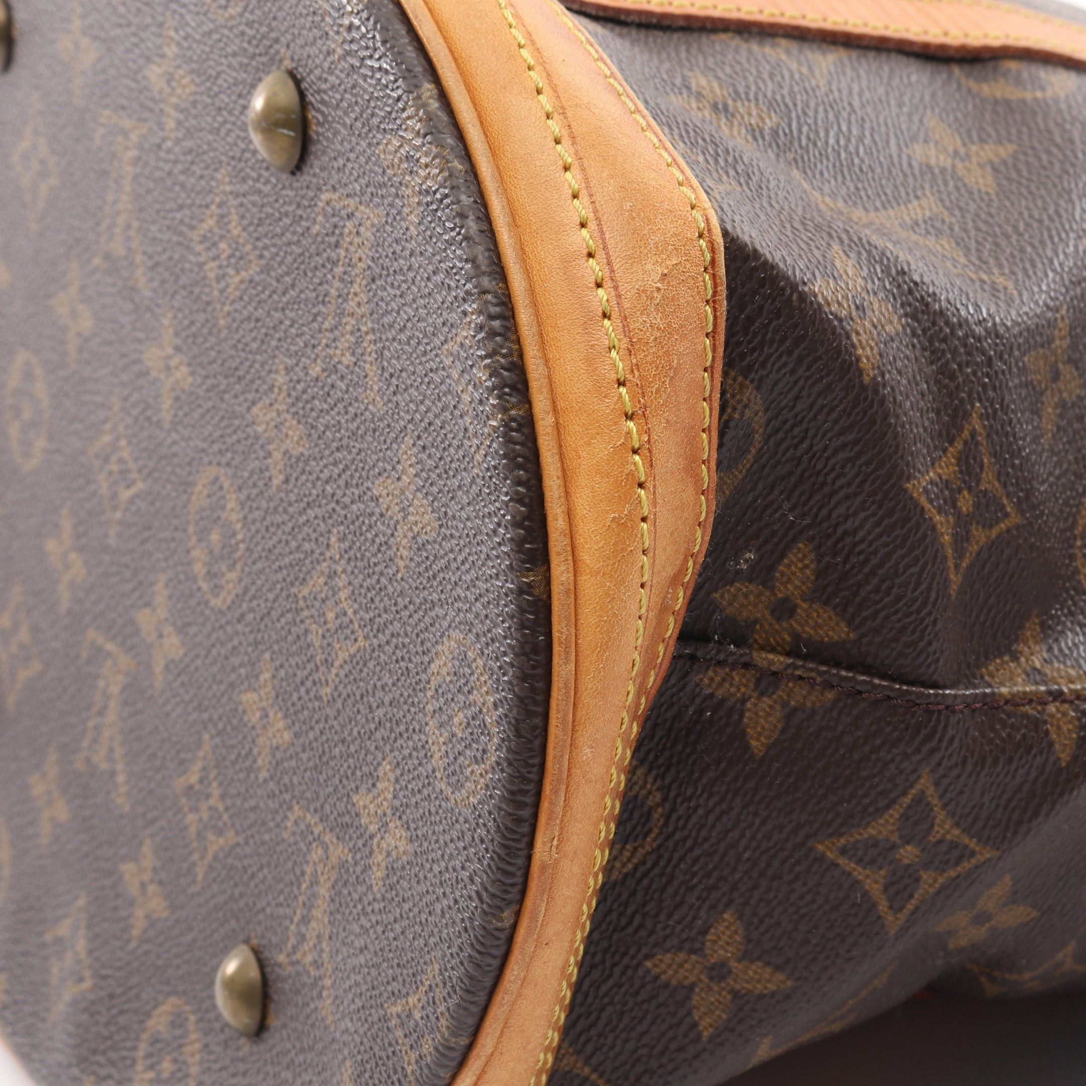 Louis Vuitton Louis Vuitton Bucket Gm Monogram Shoulder Bag Leather Brown Size ONE SIZE - 10 Thumbnail