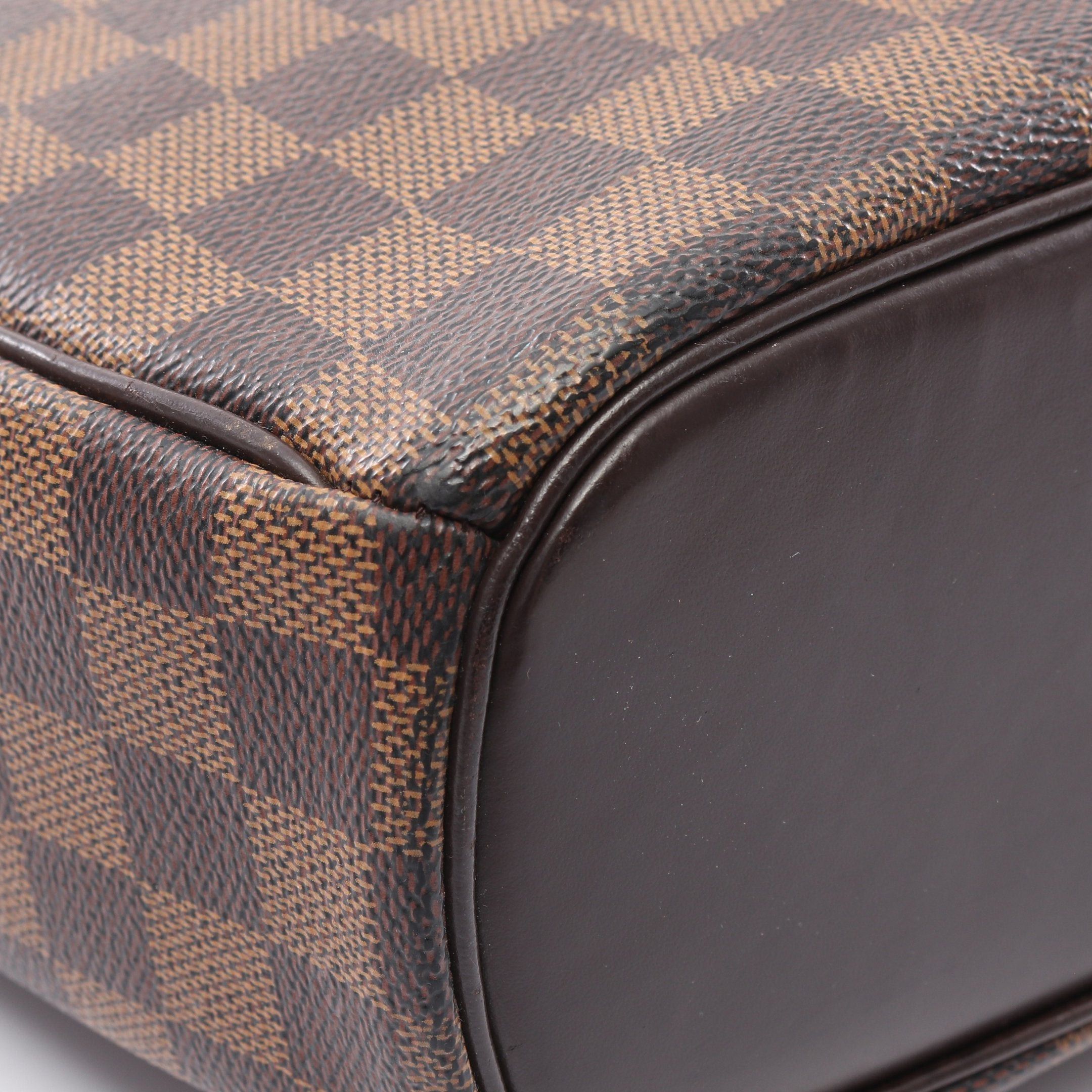 Louis Vuitton Louis Vuitton Saria Horizontal Damier Ebene Handbag Leather Brown Size ONE SIZE - 6 Thumbnail