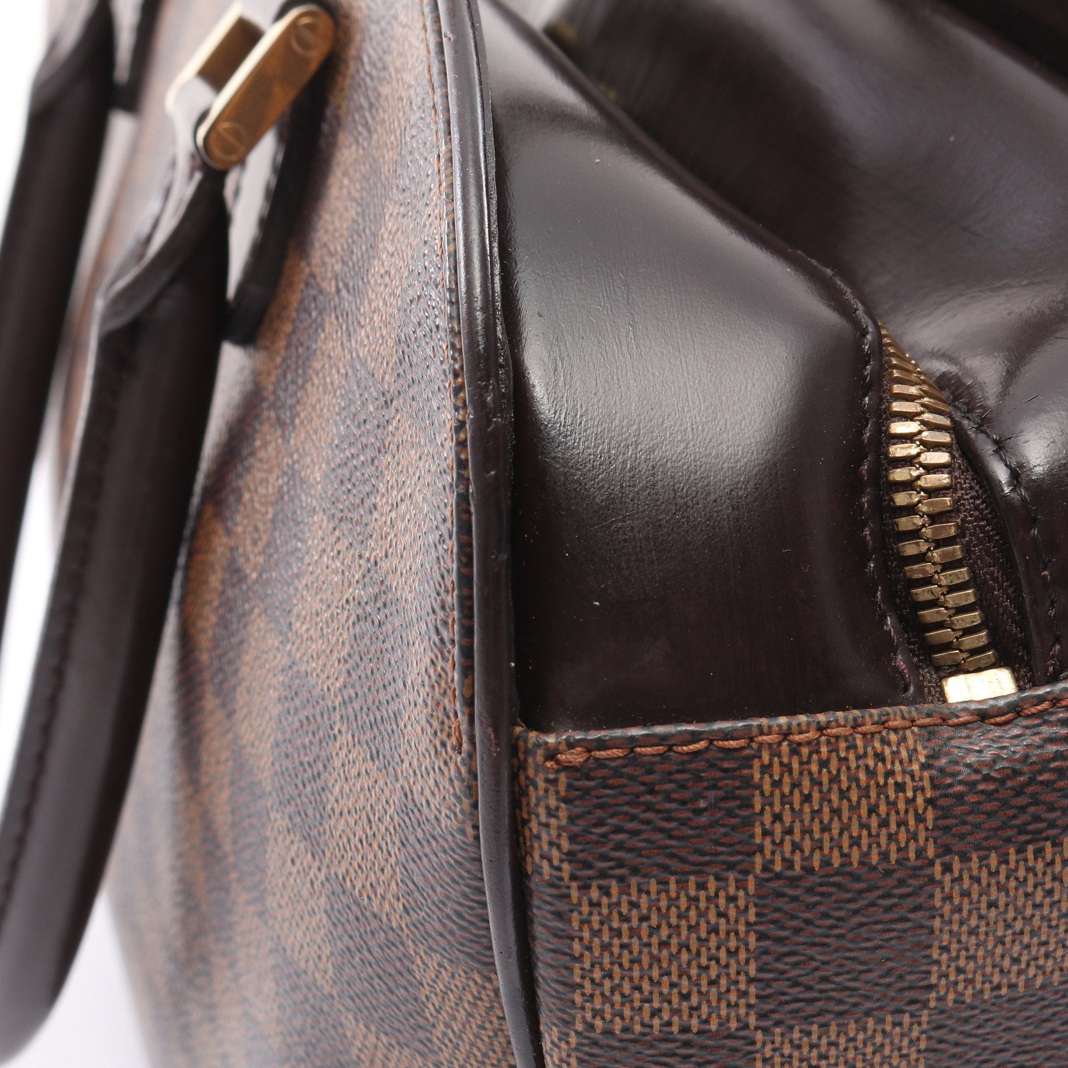 Louis Vuitton Louis Vuitton Saria Horizontal Damier Ebene Handbag Leather Brown Size ONE SIZE - 11 Thumbnail
