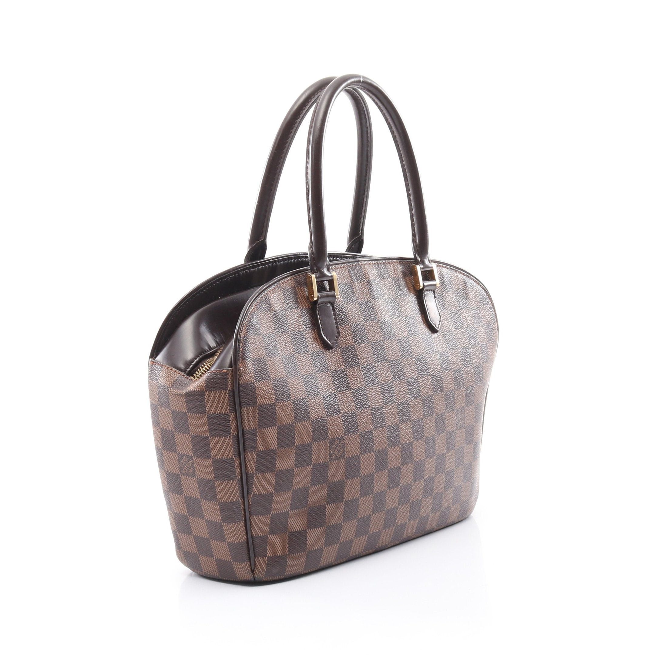 Louis Vuitton Louis Vuitton Saria Horizontal Damier Ebene Handbag Leather Brown Size ONE SIZE - 2 Thumbnail