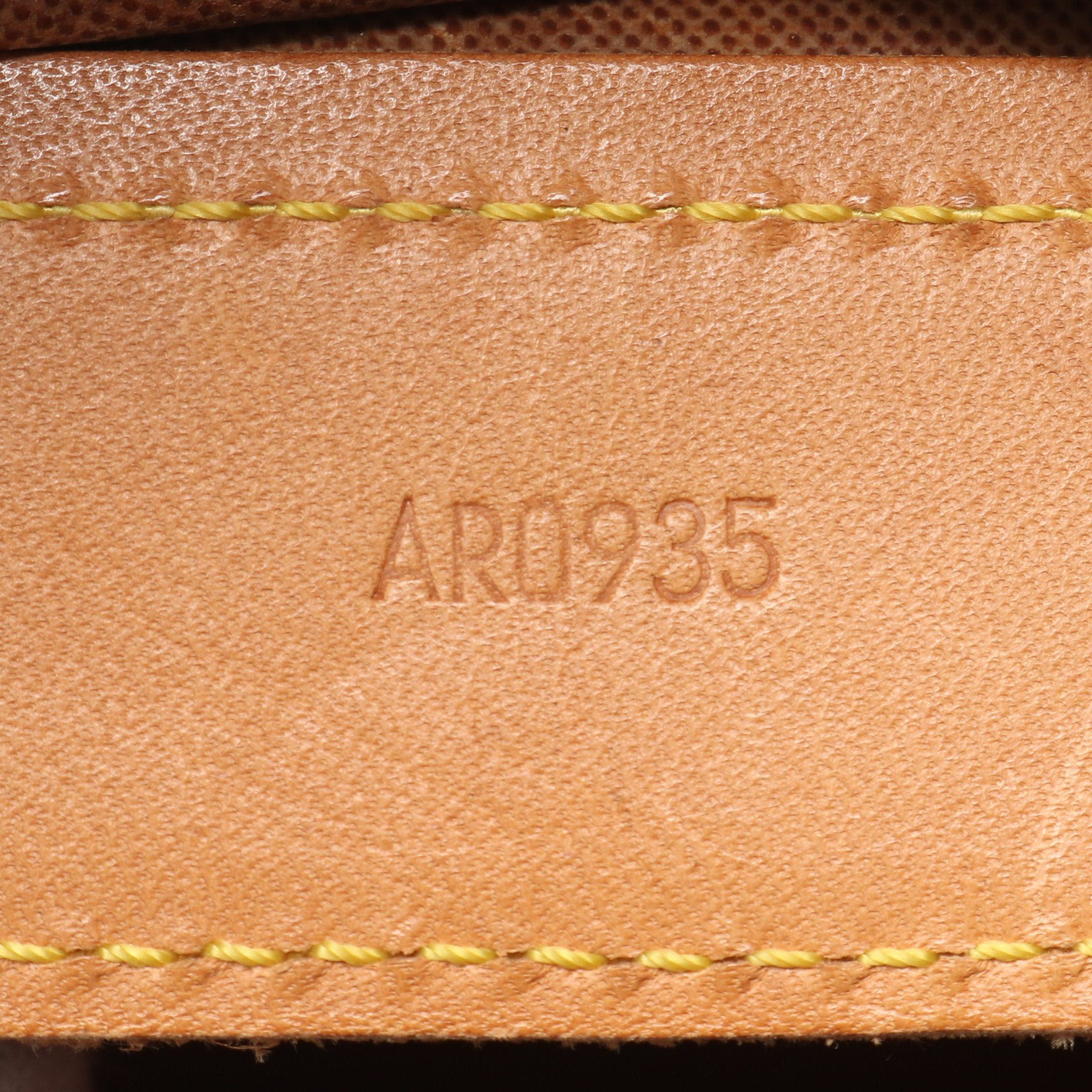 Louis Vuitton Louis Vuitton Flannery 50 Monogram Shoulder Bag Leather Brown Size ONE SIZE - 5 Thumbnail