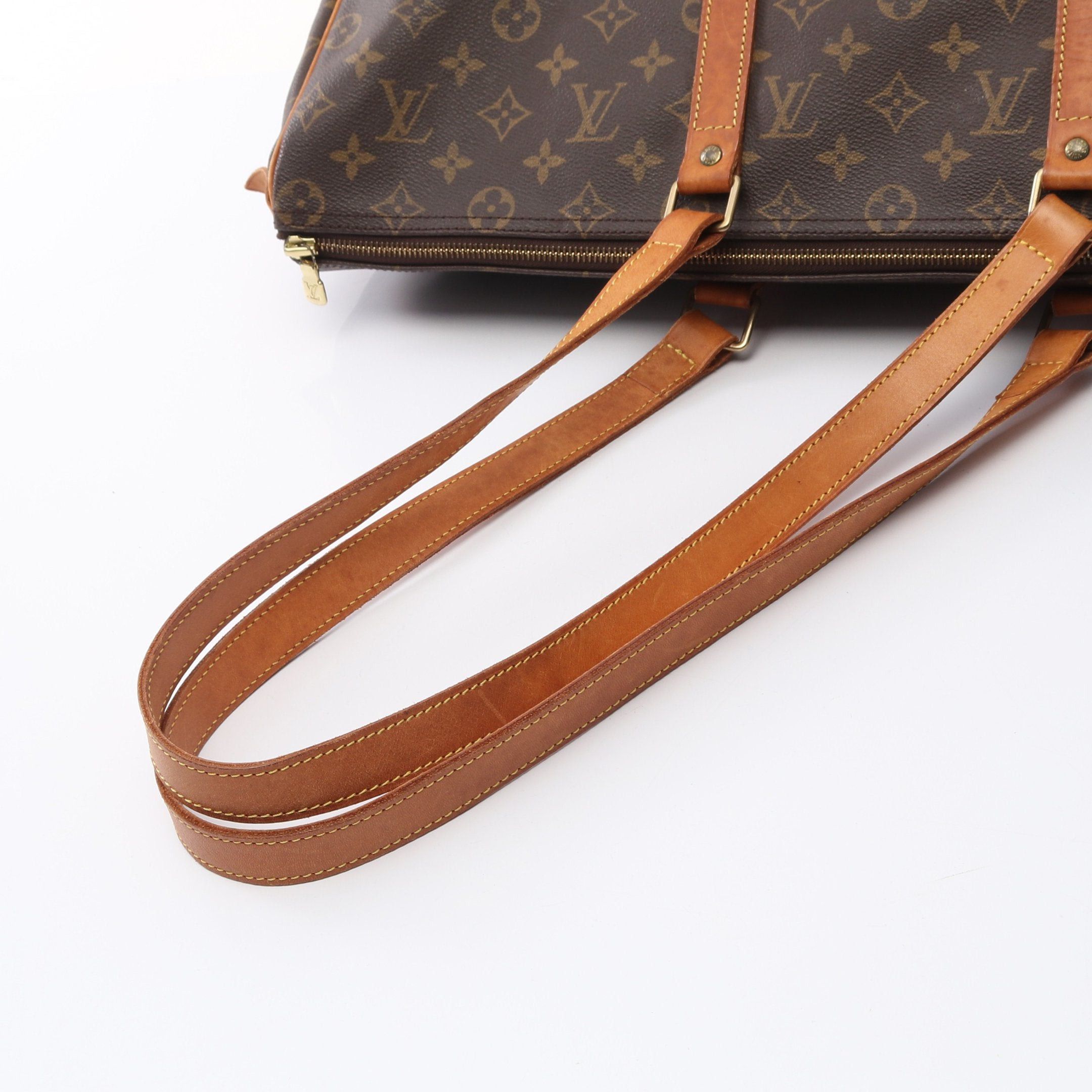 Louis Vuitton Louis Vuitton Flannery 50 Monogram Shoulder Bag Leather Brown Size ONE SIZE - 8 Thumbnail