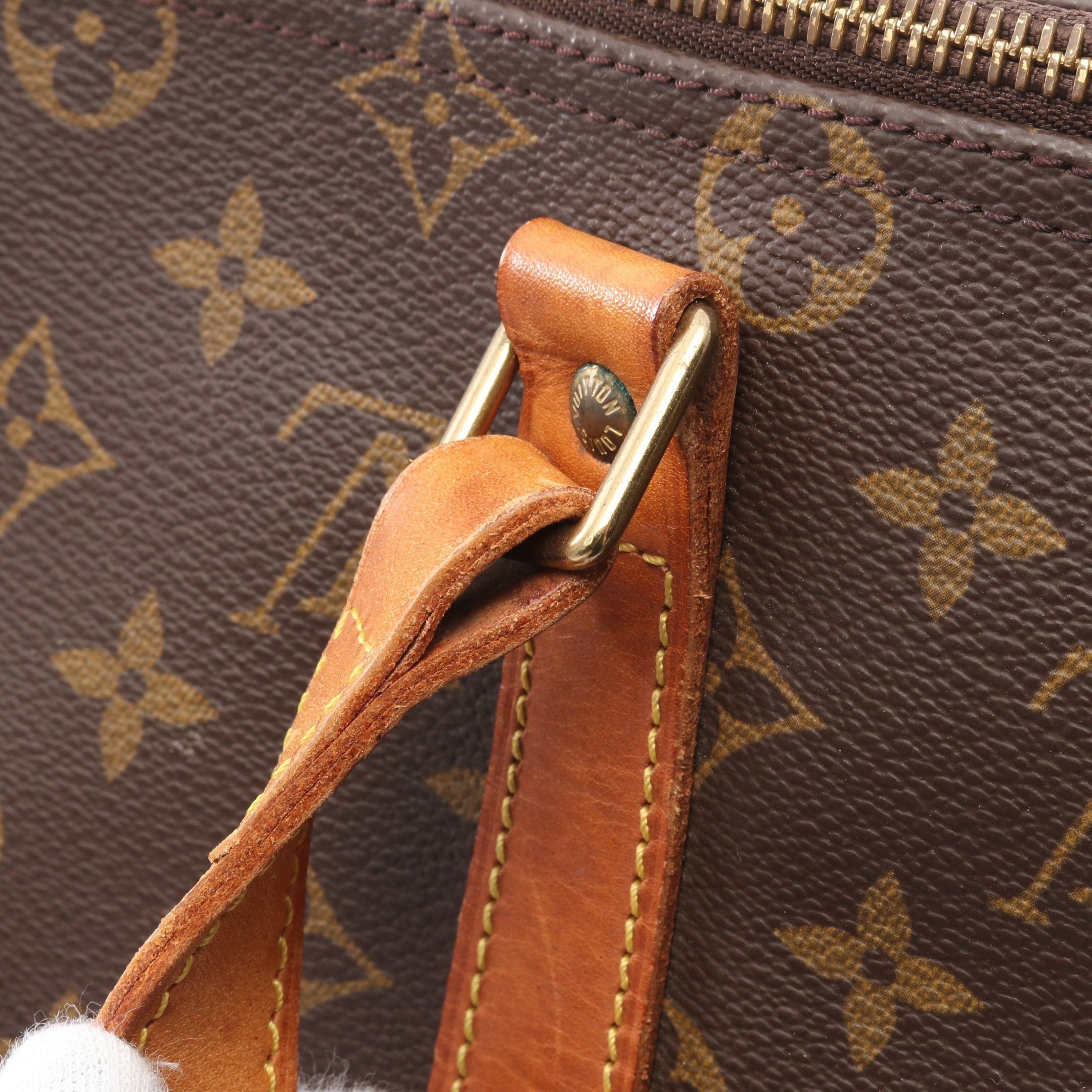 Louis Vuitton Louis Vuitton Flannery 50 Monogram Shoulder Bag Leather Brown Size ONE SIZE - 10 Thumbnail